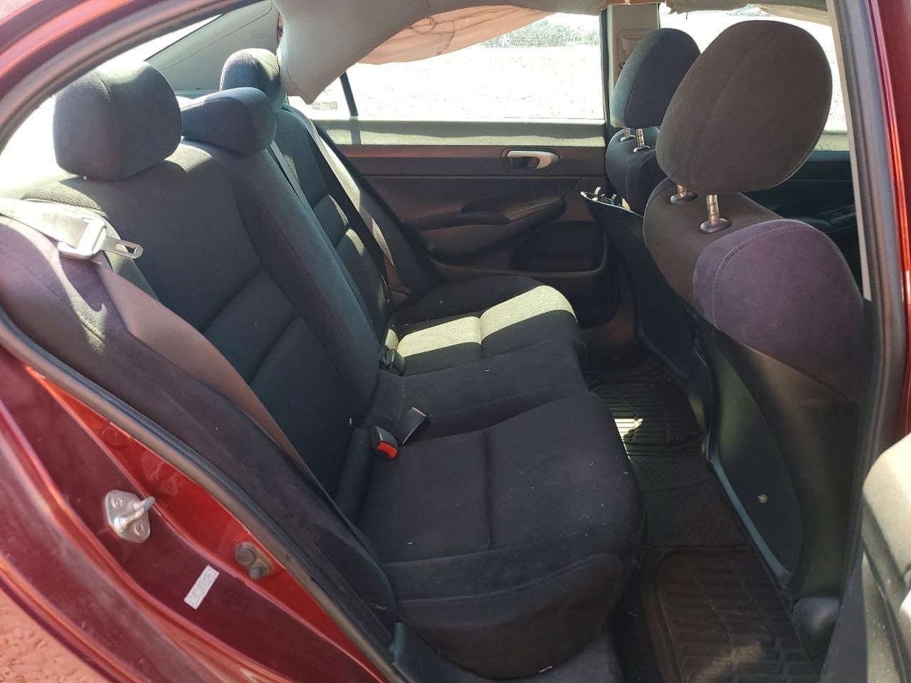 2009 Honda Civic Lx-s Red vin: 19XFA16619E016494