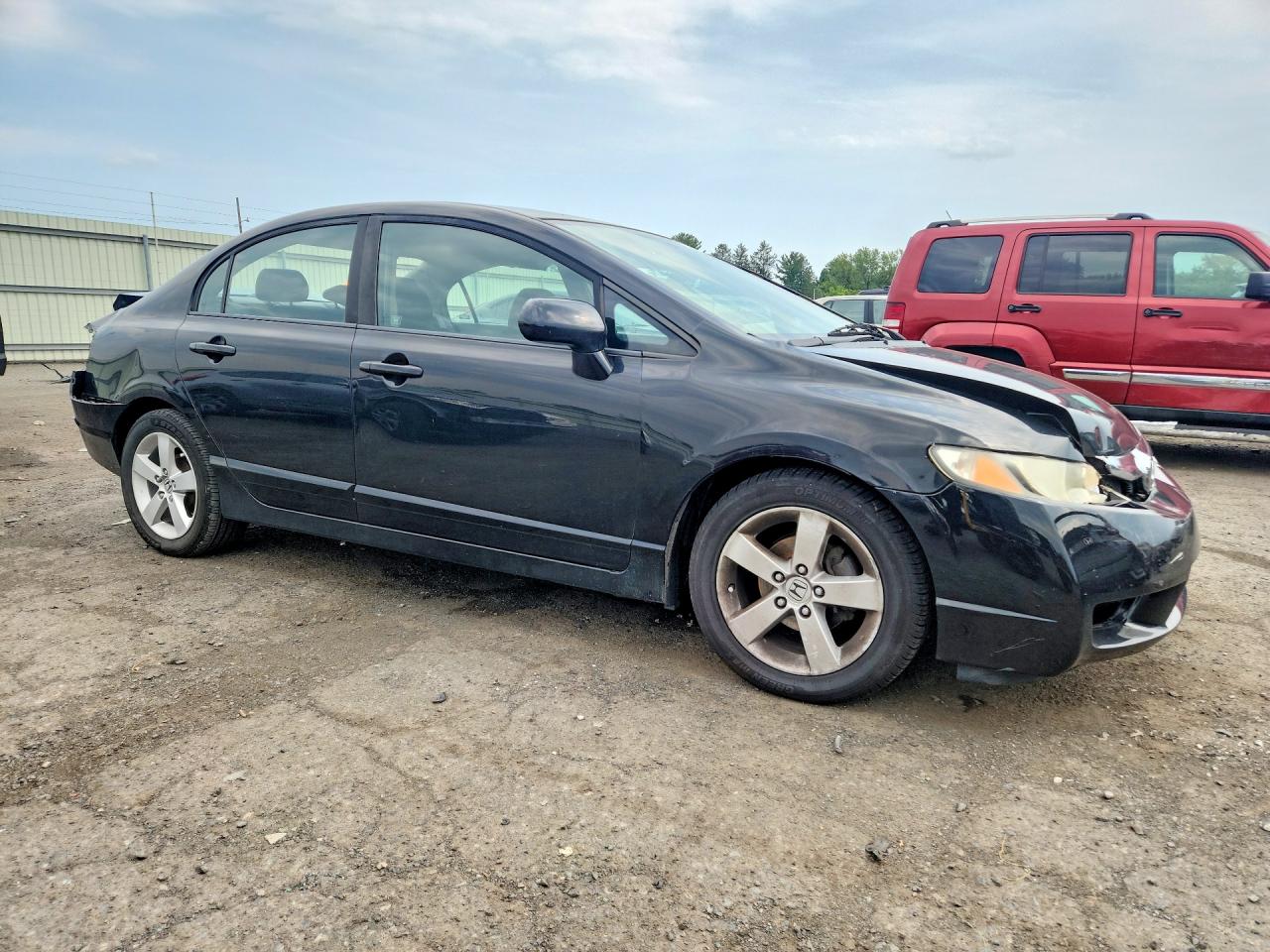 2009 Honda Civic Lx-s Black vin: 19XFA16629E045048