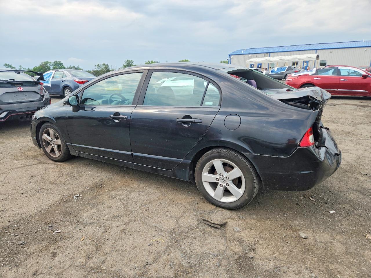 2009 Honda Civic Lx-s Black vin: 19XFA16629E045048
