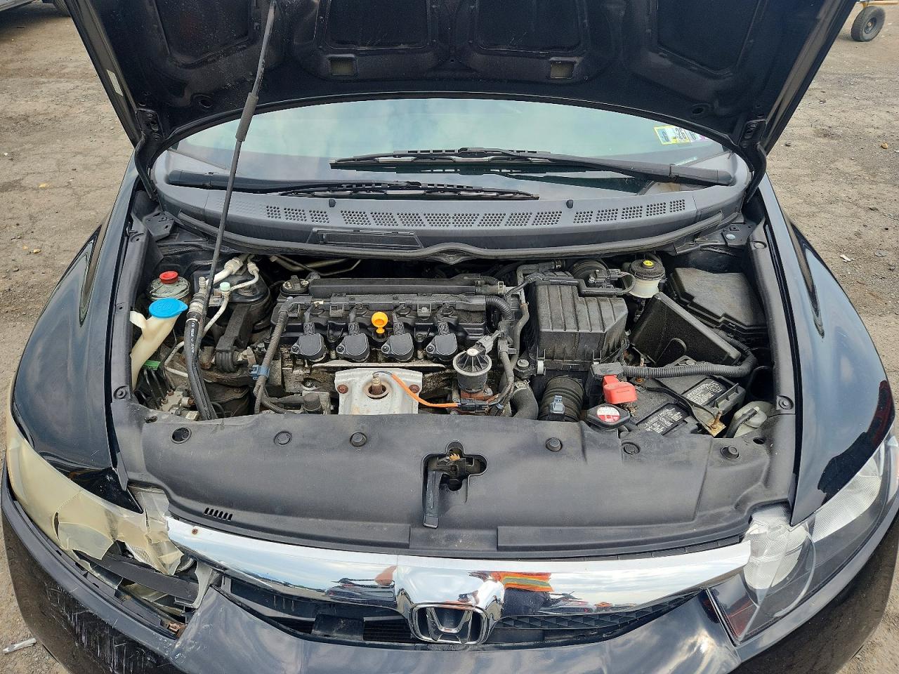 2009 Honda Civic Lx-s Black vin: 19XFA16629E045048