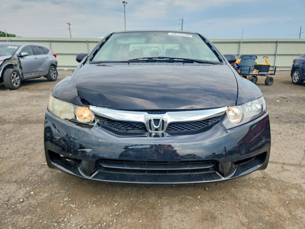 2009 Honda Civic Lx-s Black vin: 19XFA16629E045048
