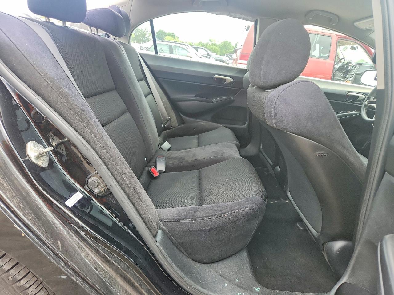 2009 Honda Civic Lx-s Black vin: 19XFA16629E045048