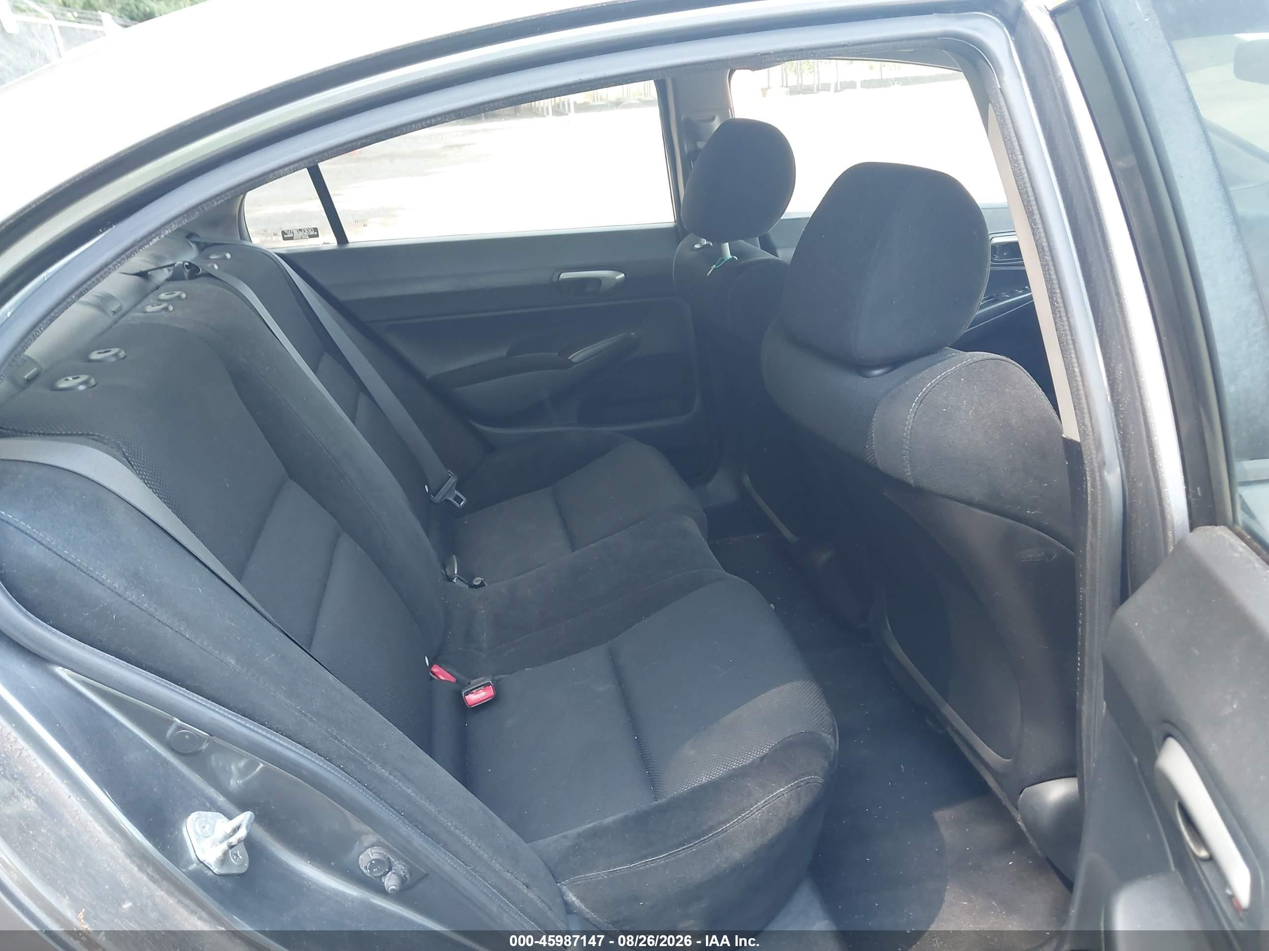 2009 Honda Civic Lx-s Gray vin: 19XFA16639E010485