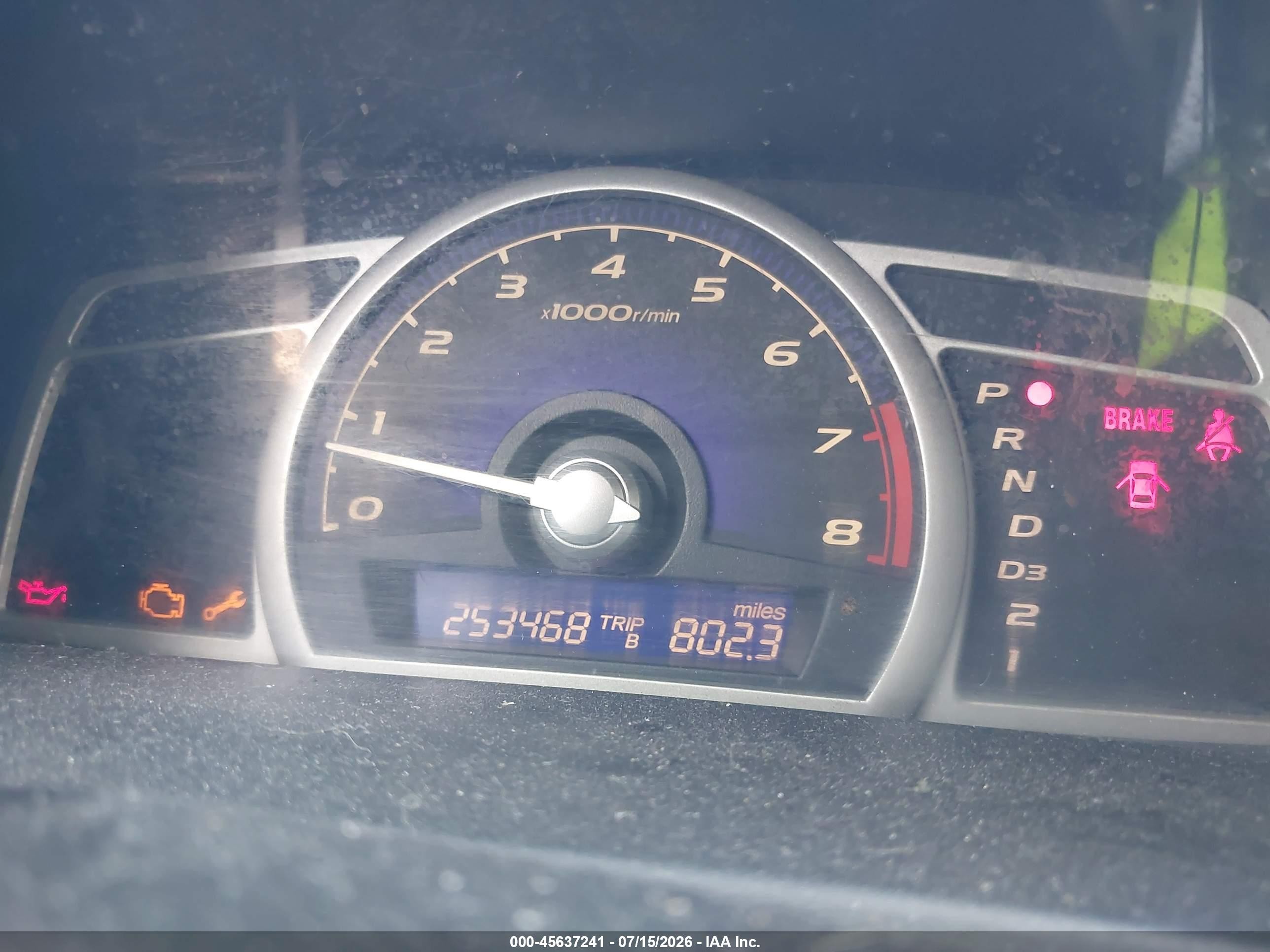 2009 Honda Civic Lx-s Black vin: 19XFA16639E030140