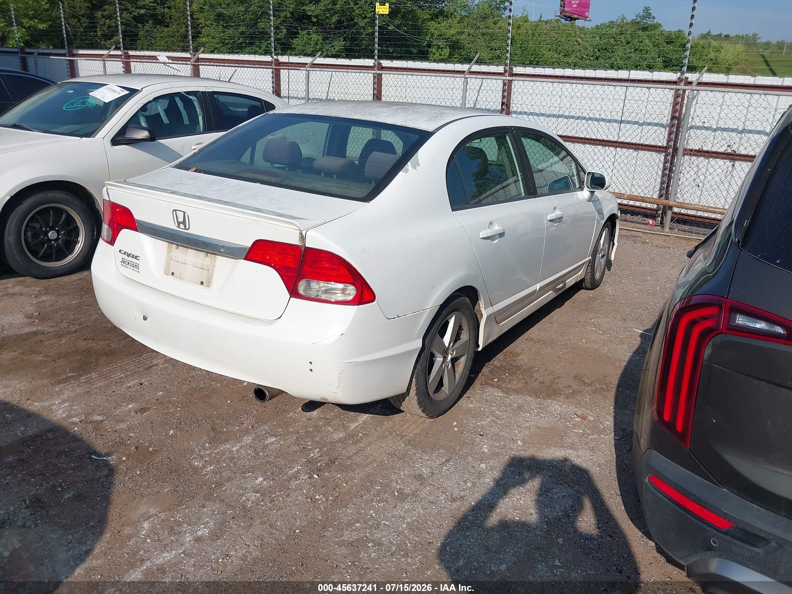 2009 Honda Civic Lx-s Black vin: 19XFA16639E030140