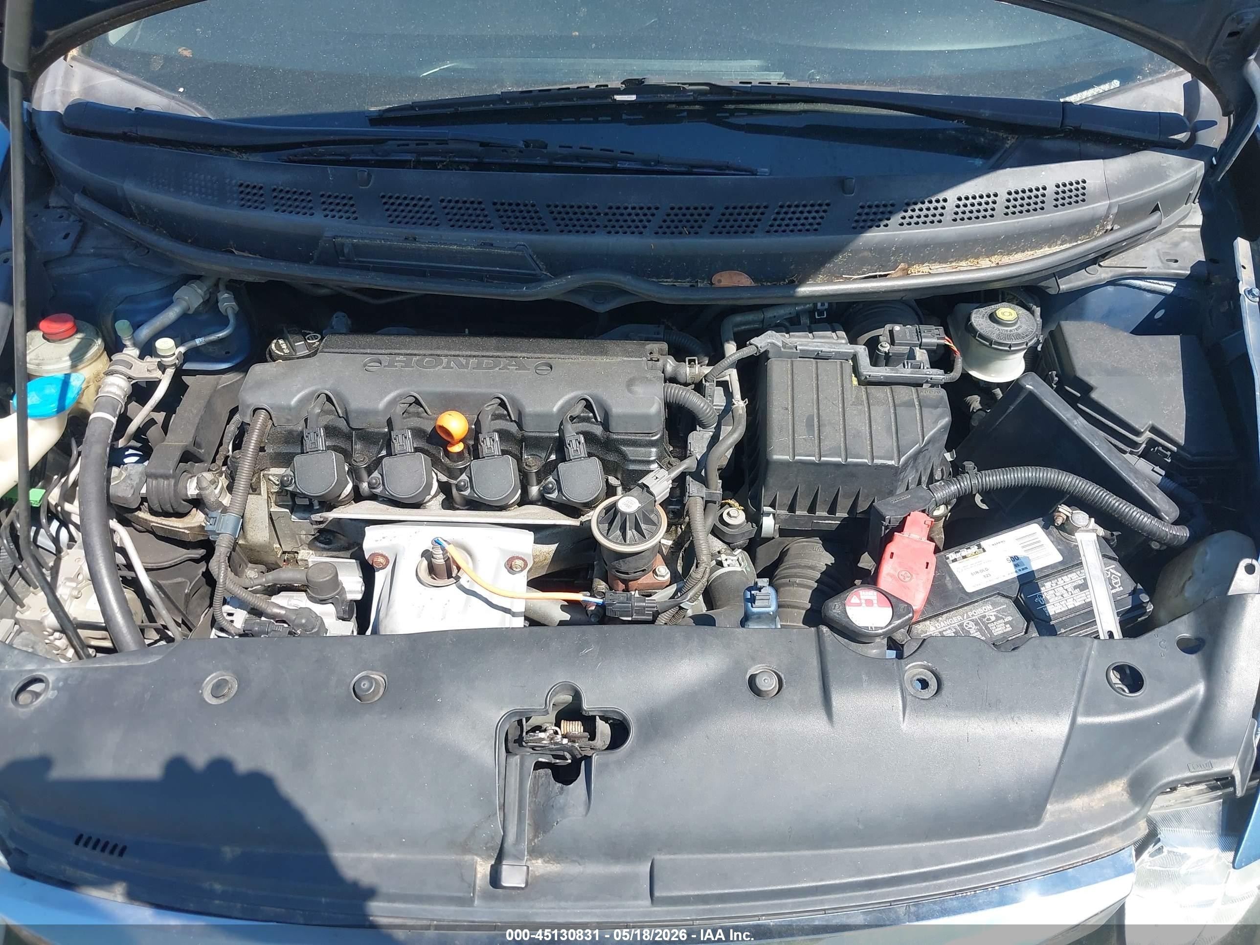 2009 Honda Civic Lx-s Синий vin: 19XFA16649E040885