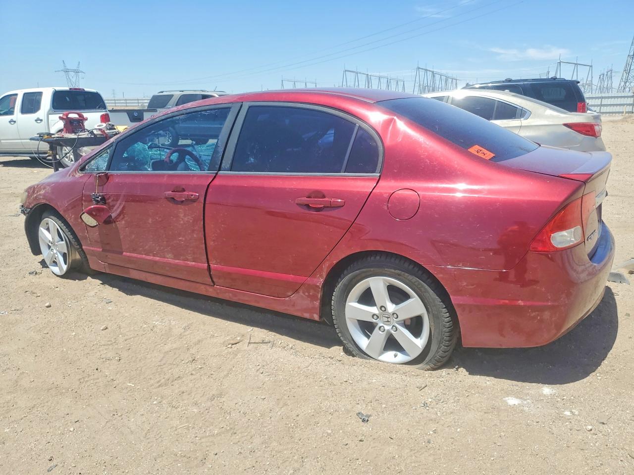 2009 Honda Civic Lx-s Maroon vin: 19XFA16659E018264