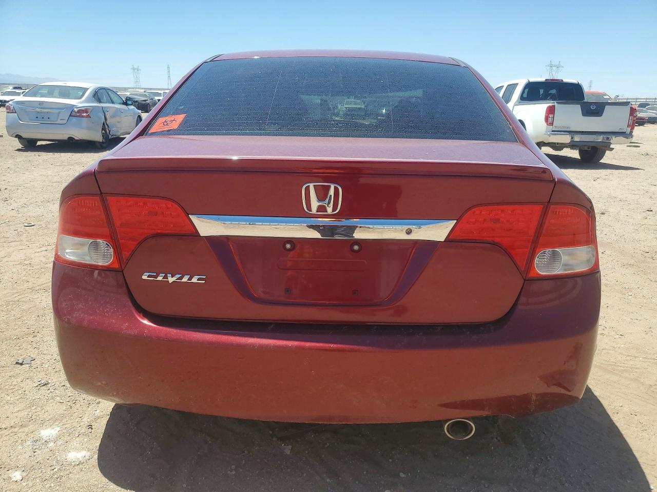 2009 Honda Civic Lx-s Maroon vin: 19XFA16659E018264