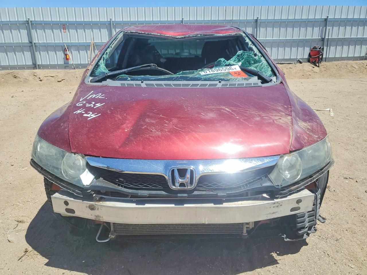 2009 Honda Civic Lx-s Maroon vin: 19XFA16659E018264
