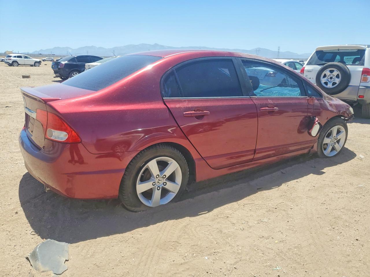 2009 Honda Civic Lx-s Maroon vin: 19XFA16659E018264