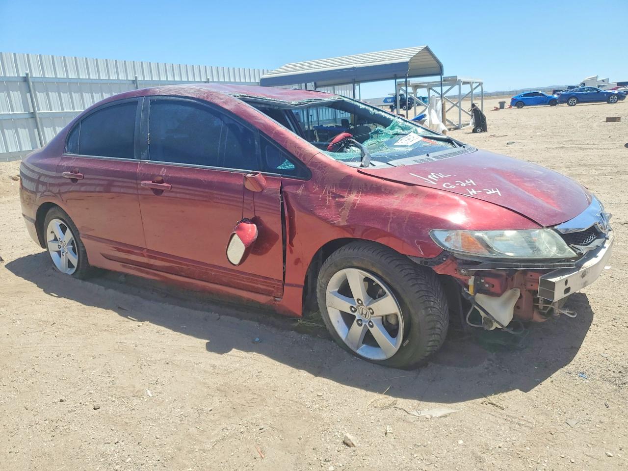 2009 Honda Civic Lx-s Maroon vin: 19XFA16659E018264