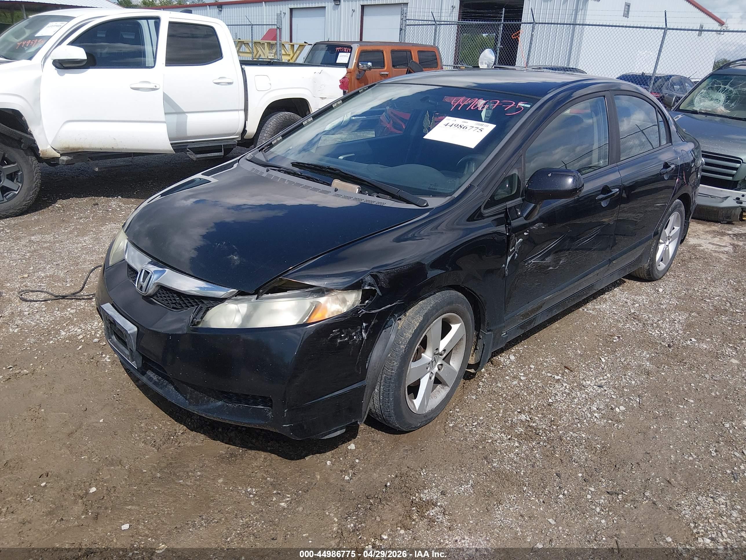 2009 Honda Civic Lx-s Черный vin: 19XFA16659E020015