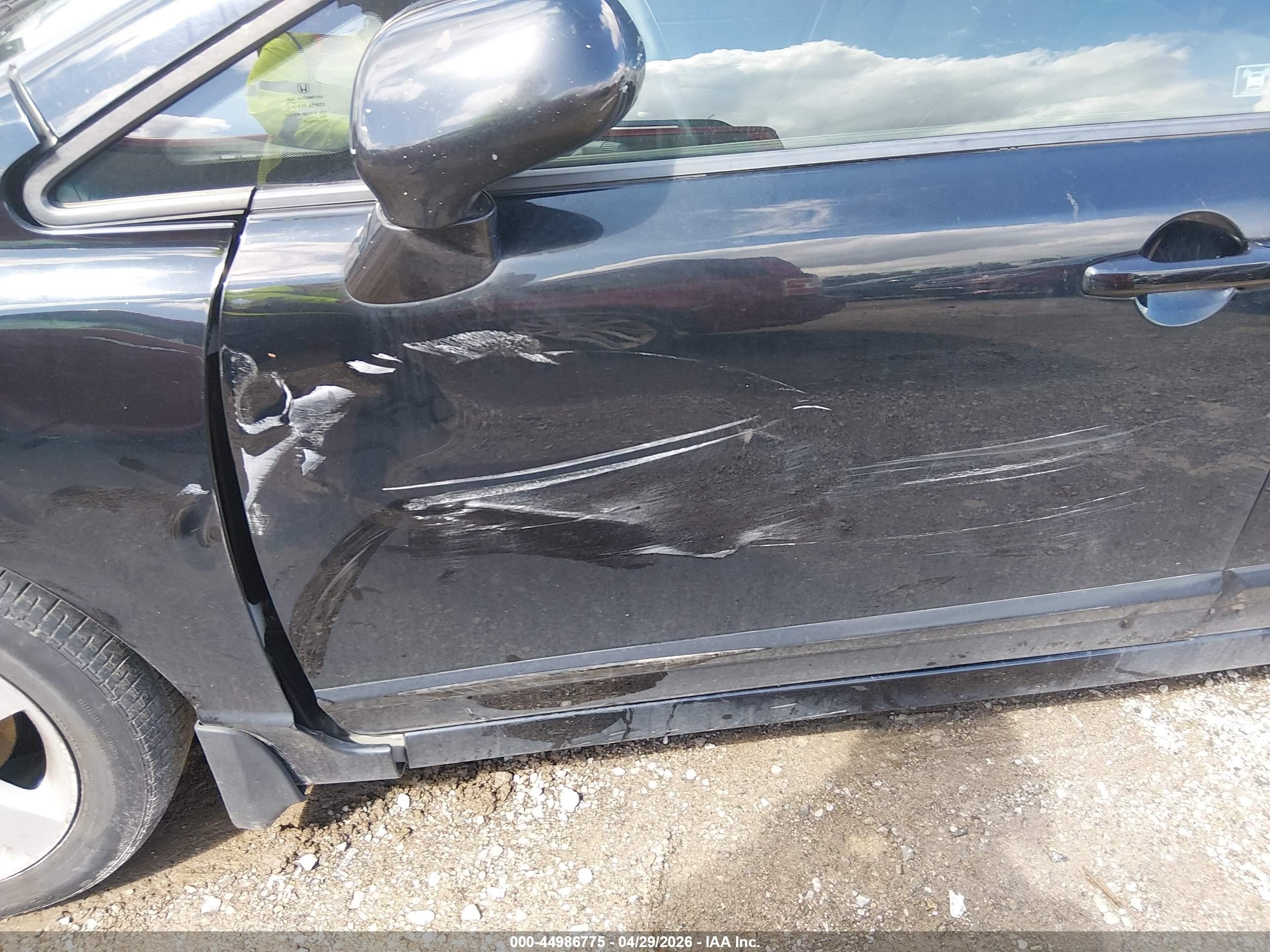 2009 Honda Civic Lx-s Черный vin: 19XFA16659E020015