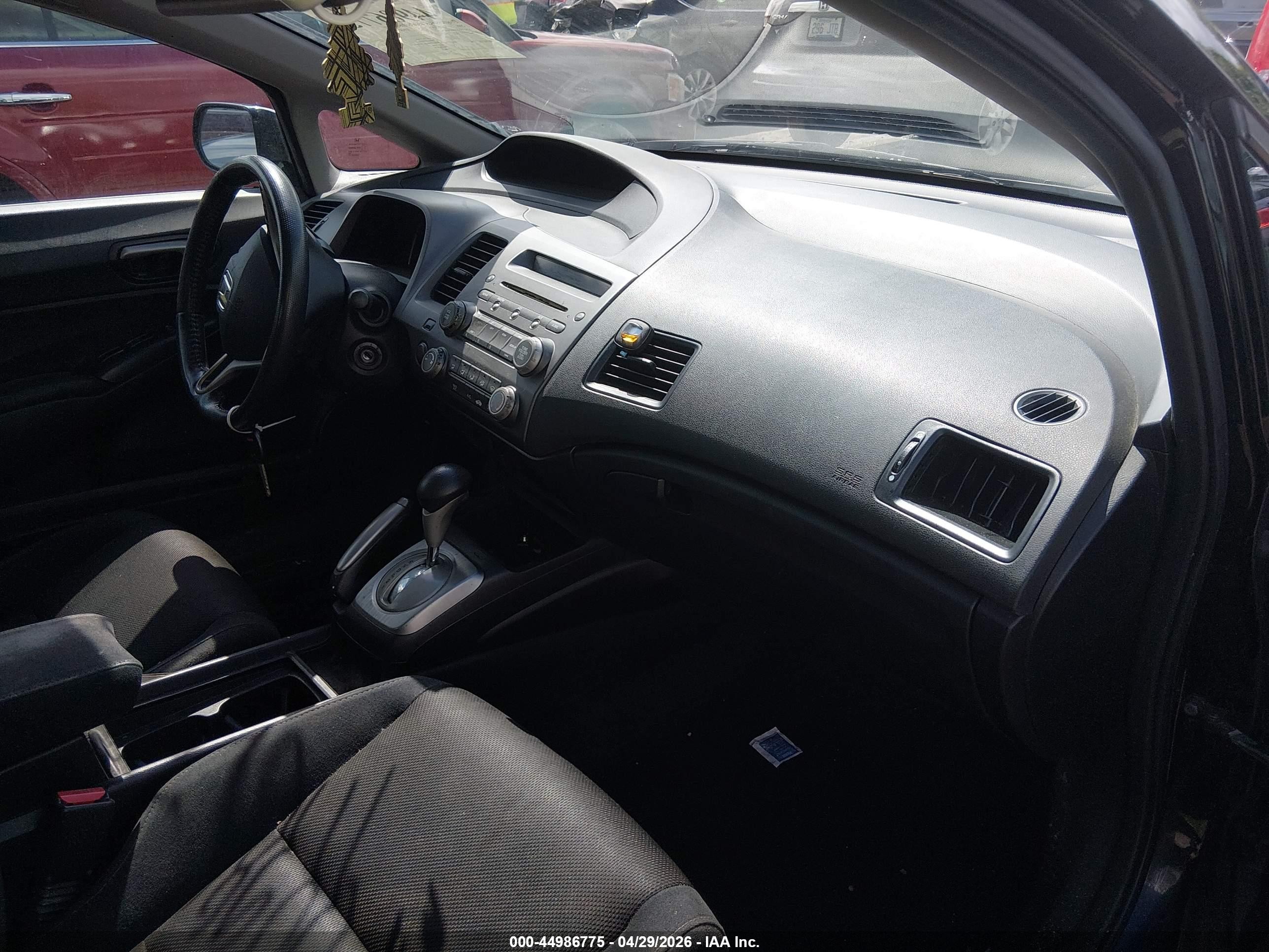 2009 Honda Civic Lx-s Черный vin: 19XFA16659E020015