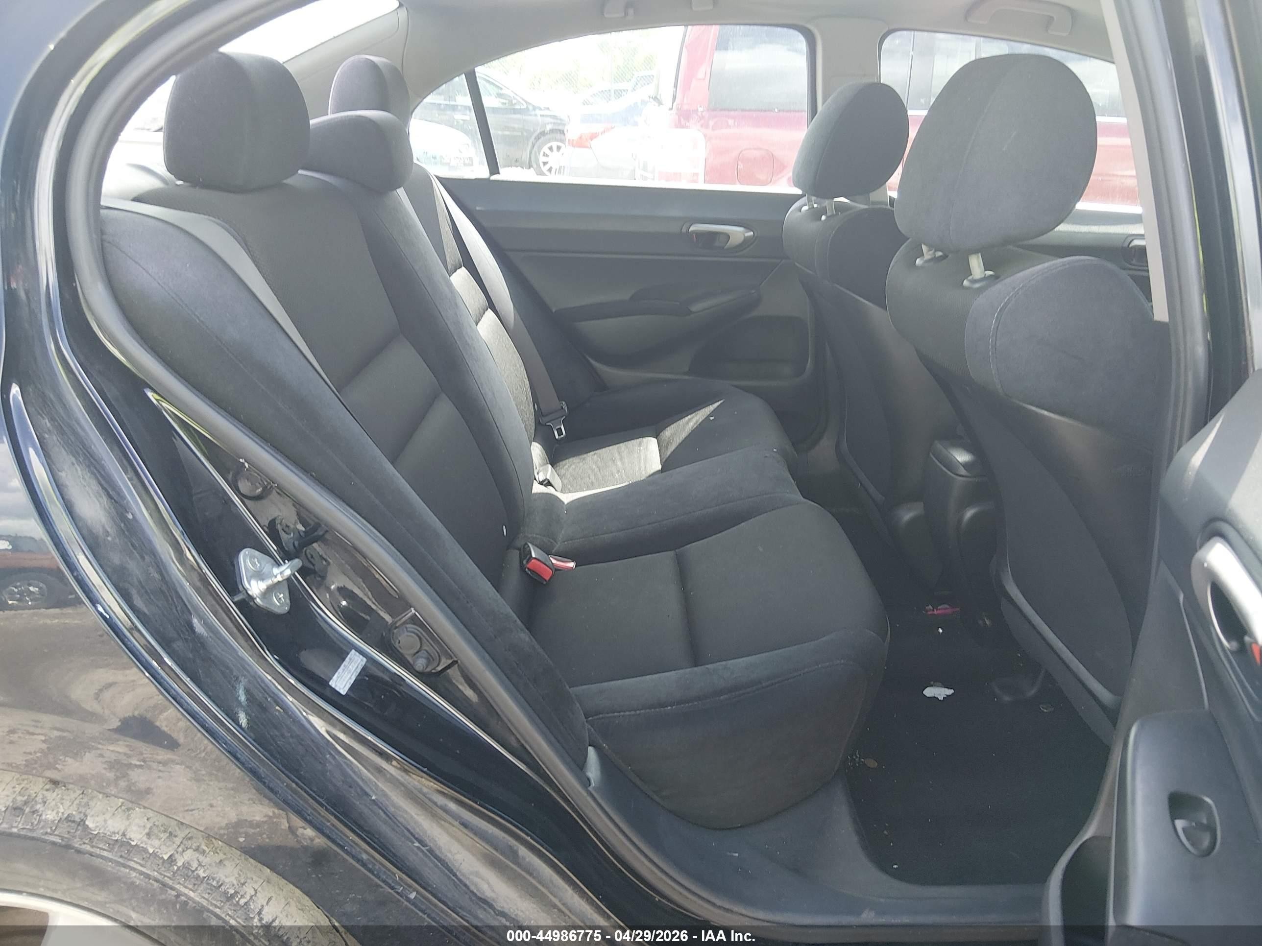 2009 Honda Civic Lx-s Черный vin: 19XFA16659E020015