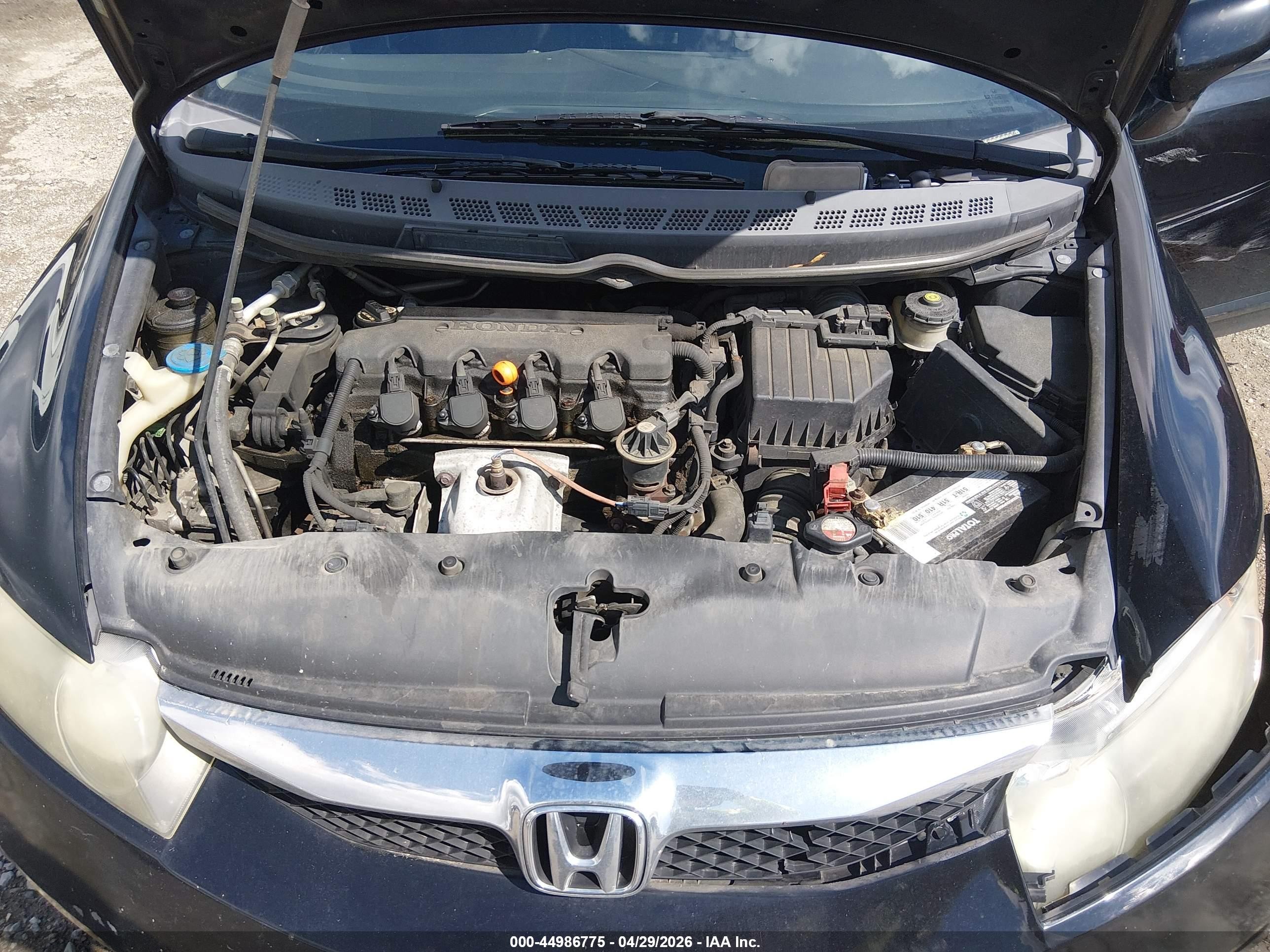 2009 Honda Civic Lx-s Черный vin: 19XFA16659E020015