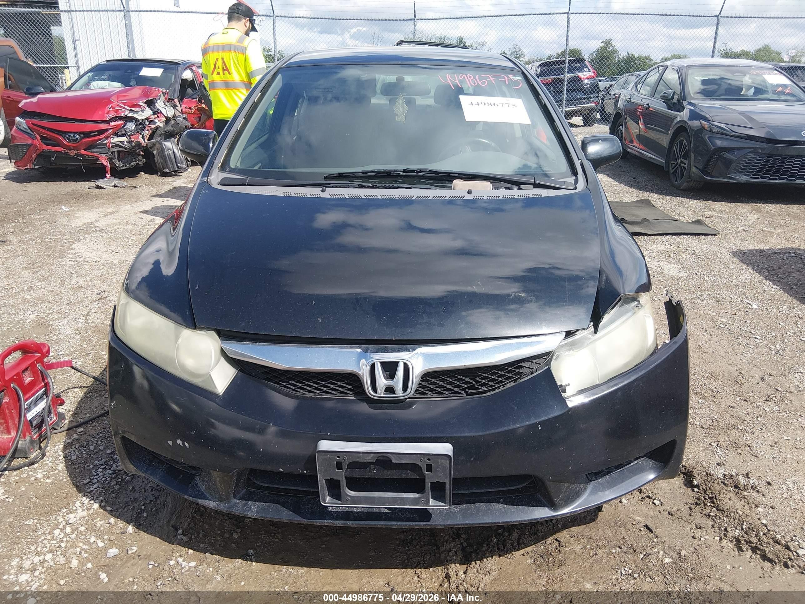 2009 Honda Civic Lx-s Черный vin: 19XFA16659E020015
