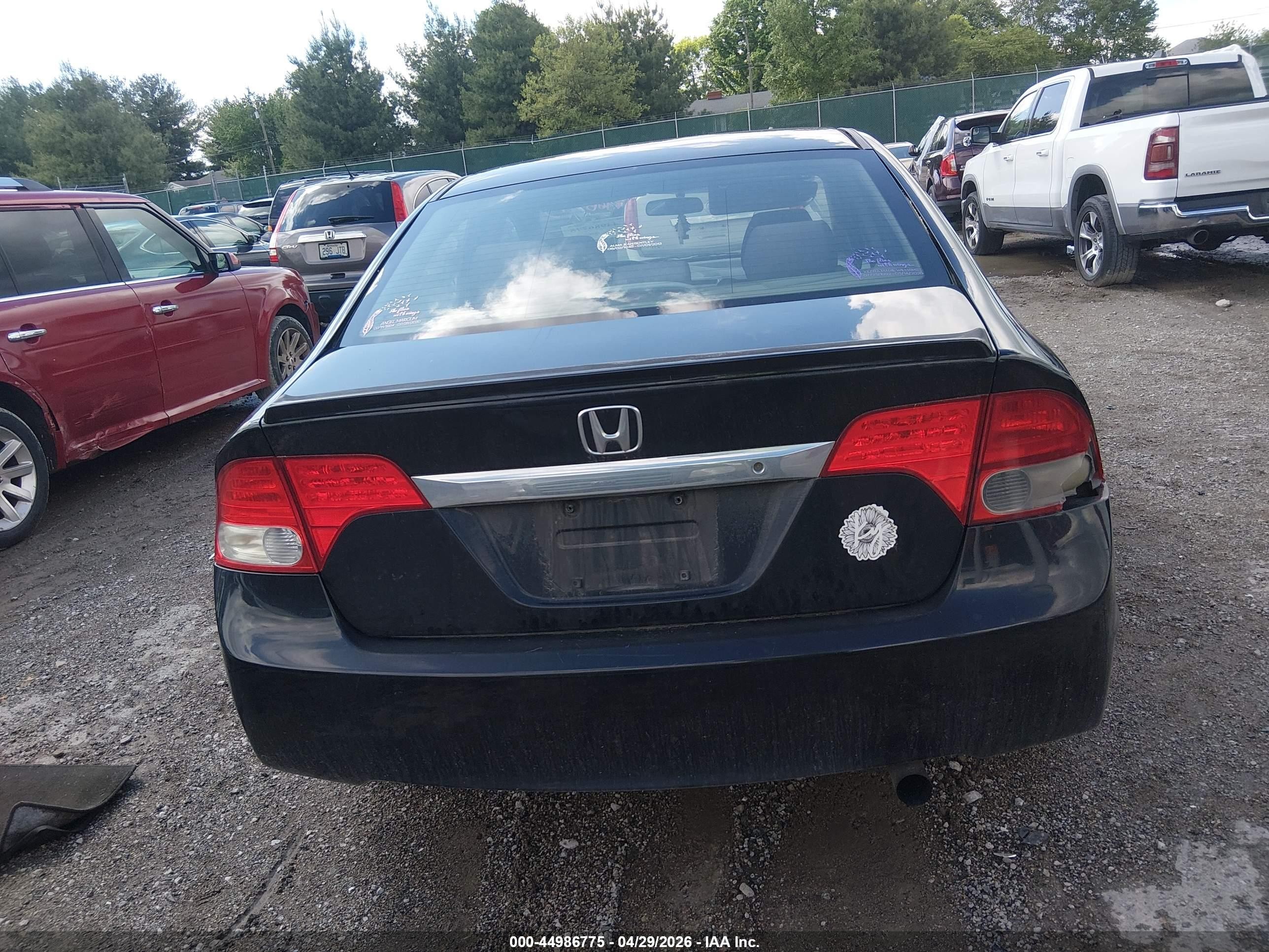 2009 Honda Civic Lx-s Черный vin: 19XFA16659E020015