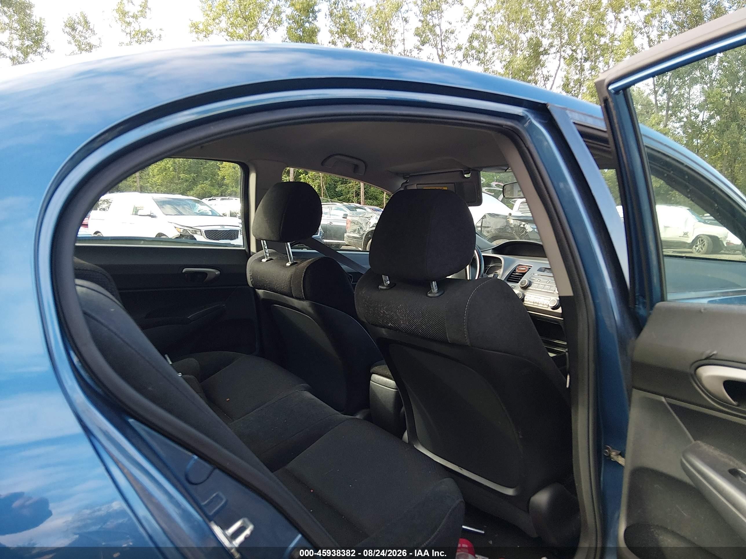 2009 Honda Civic Lx-s Blue vin: 19XFA16669E006110