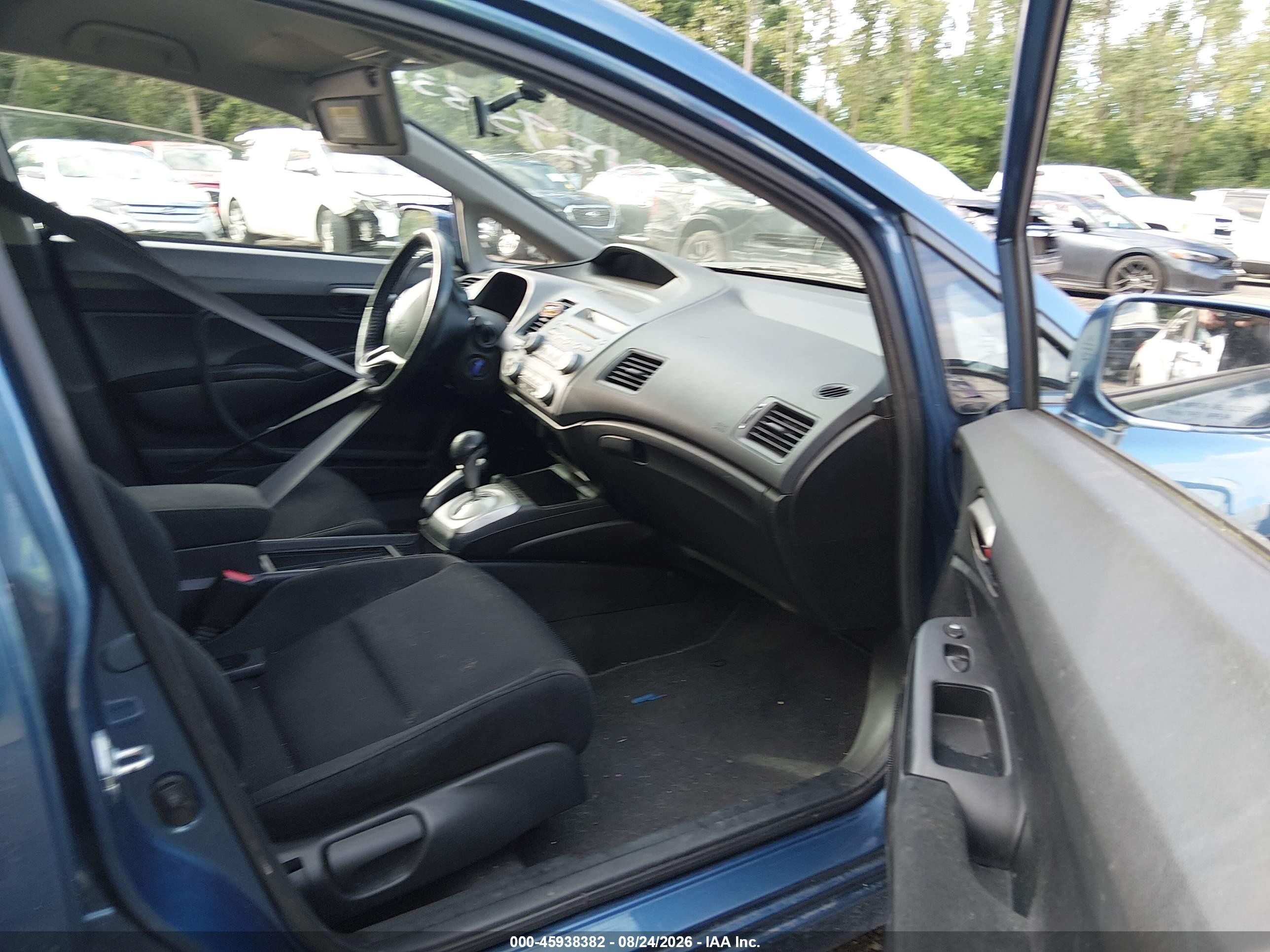 2009 Honda Civic Lx-s Blue vin: 19XFA16669E006110