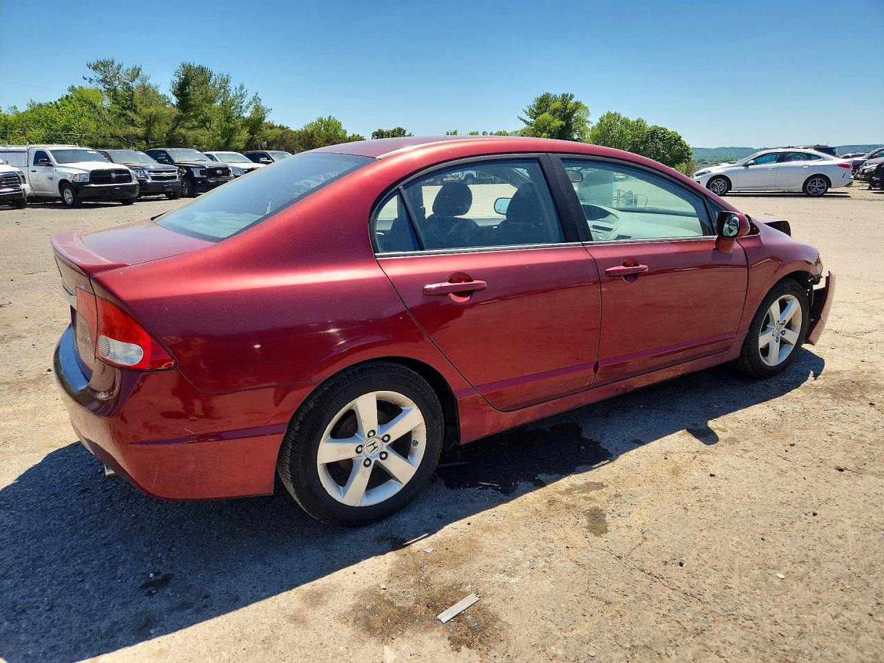 2009 Honda Civic Lx-s Maroon vin: 19XFA16679E011185