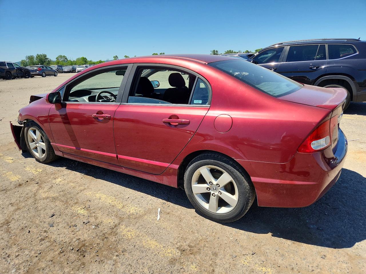 2009 Honda Civic Lx-s Maroon vin: 19XFA16679E011185