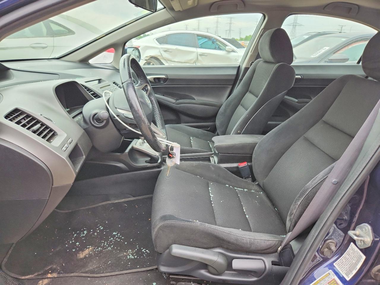 2009 Honda Civic Lx-s Blue vin: 19XFA16699E005534