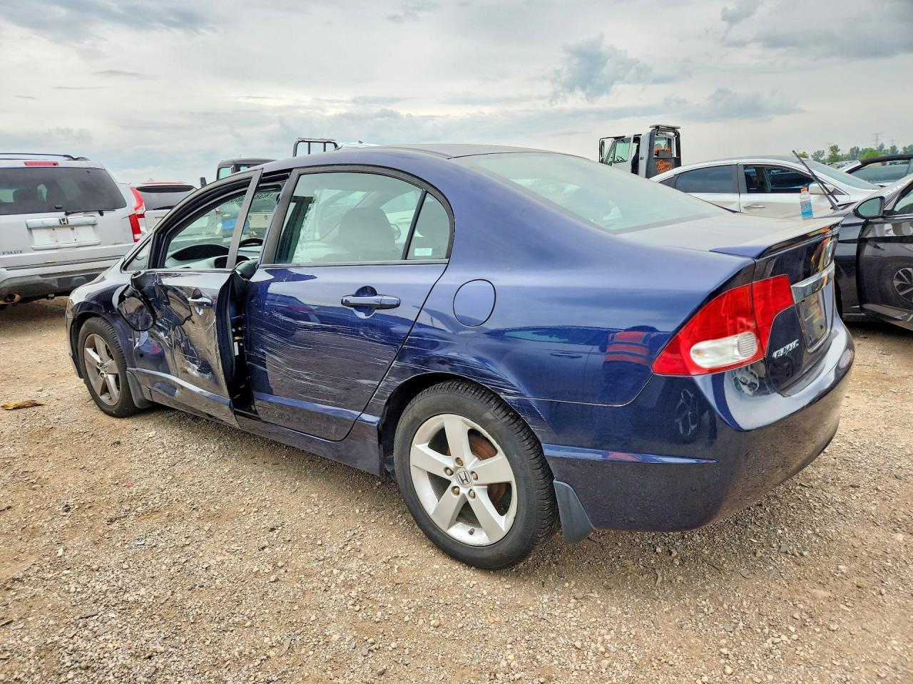 2009 Honda Civic Lx-s Blue vin: 19XFA16699E005534