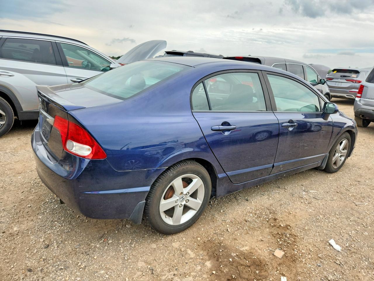 2009 Honda Civic Lx-s Blue vin: 19XFA16699E005534