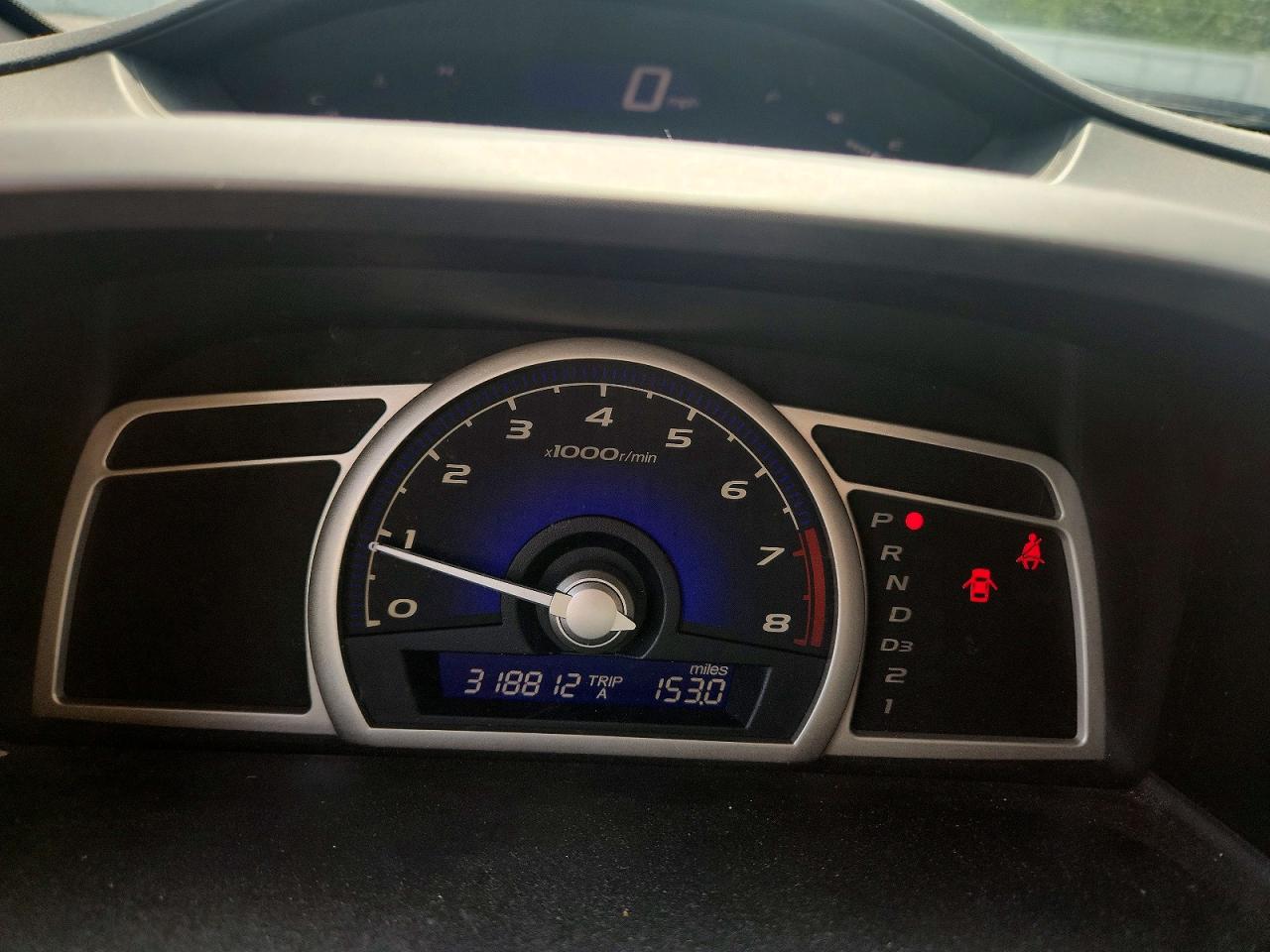 2009 Honda Civic Lx-s Blue vin: 19XFA16699E035214