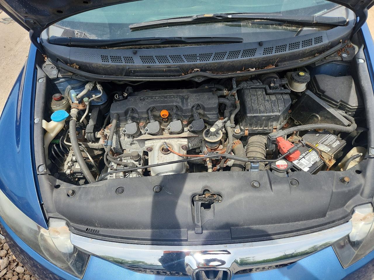 2009 Honda Civic Lx-s Blue vin: 19XFA16699E035214