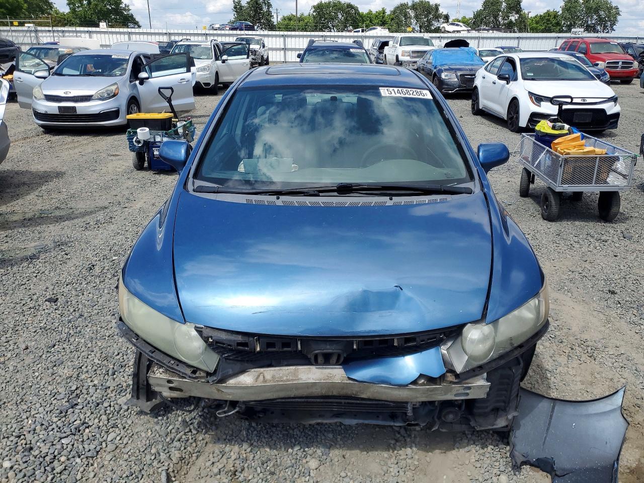 2009 Honda Civic Ex Синий vin: 19XFA16809E009571