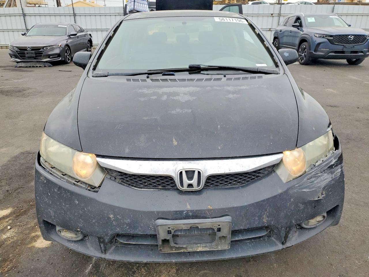 2009 Honda Civic Угольный vin: 19XFA16809E042831