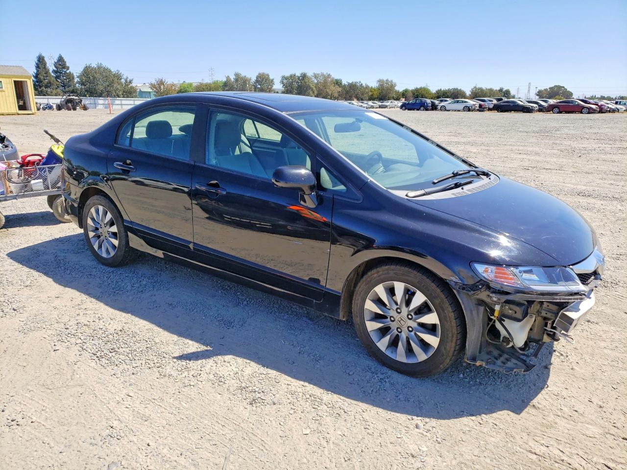 2009 Honda Civic Ex Black vin: 19XFA16819E050162