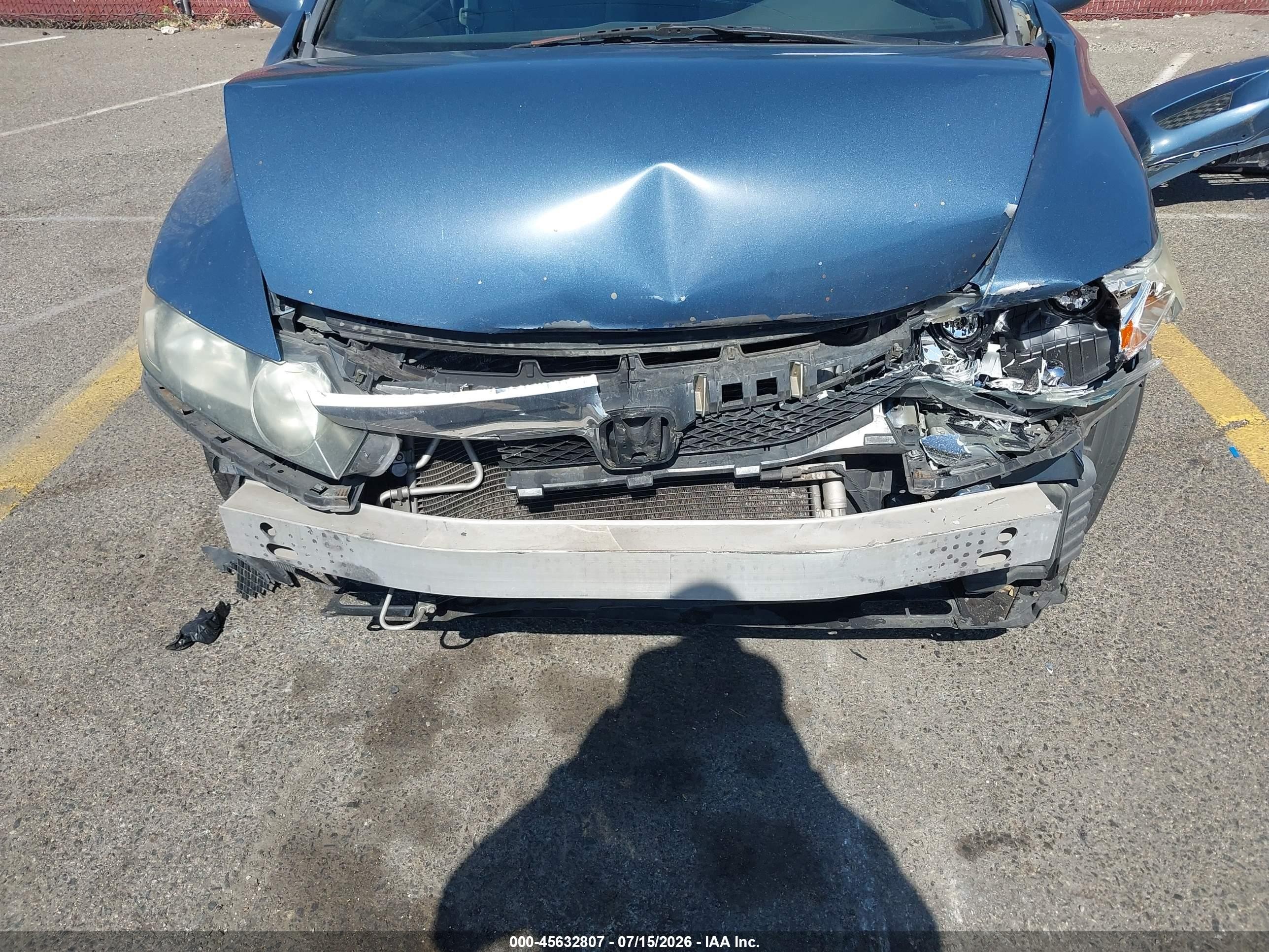 2009 Honda Civic Ex Blue vin: 19XFA16829E011922