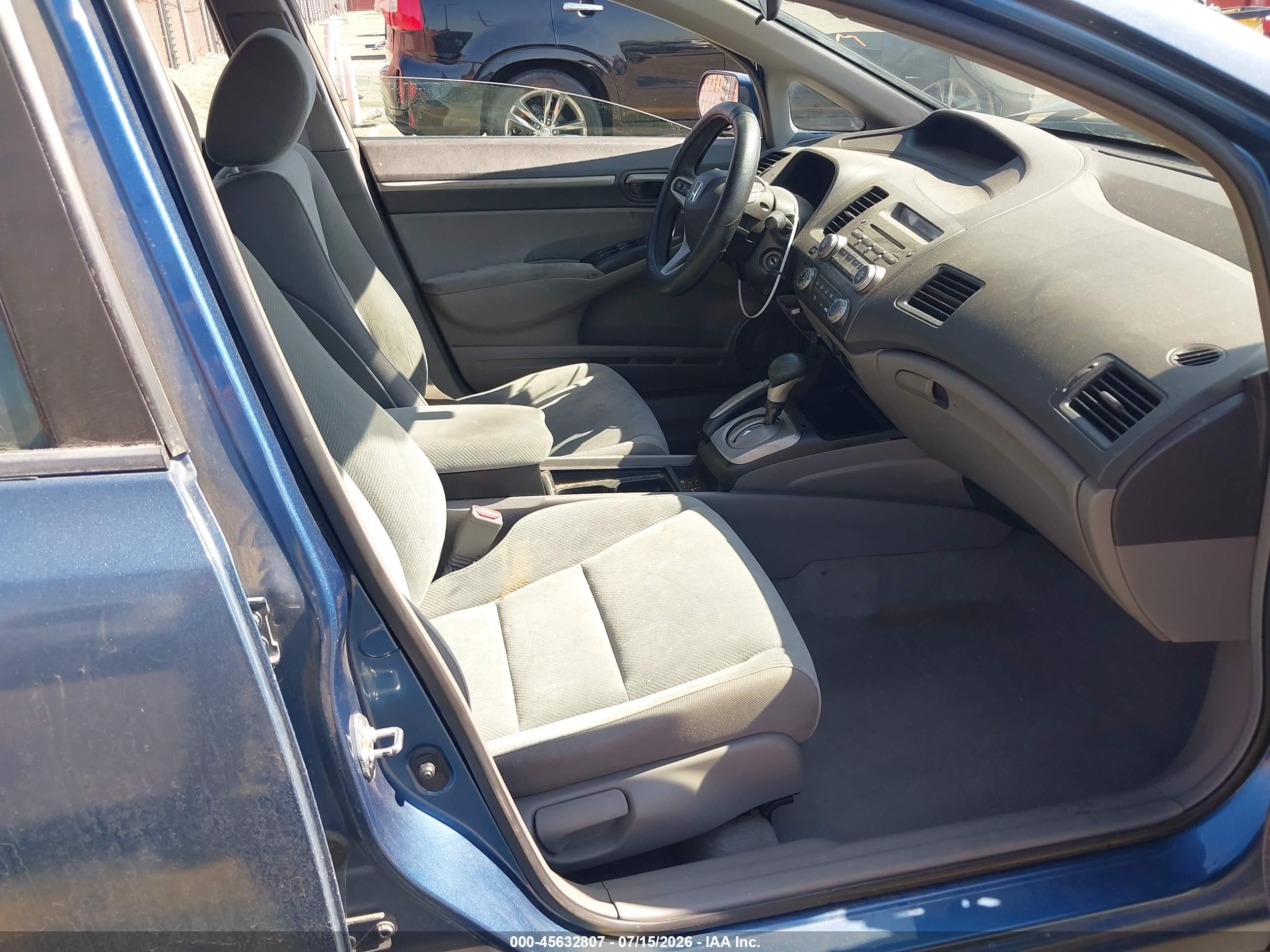 2009 Honda Civic Ex Blue vin: 19XFA16829E011922