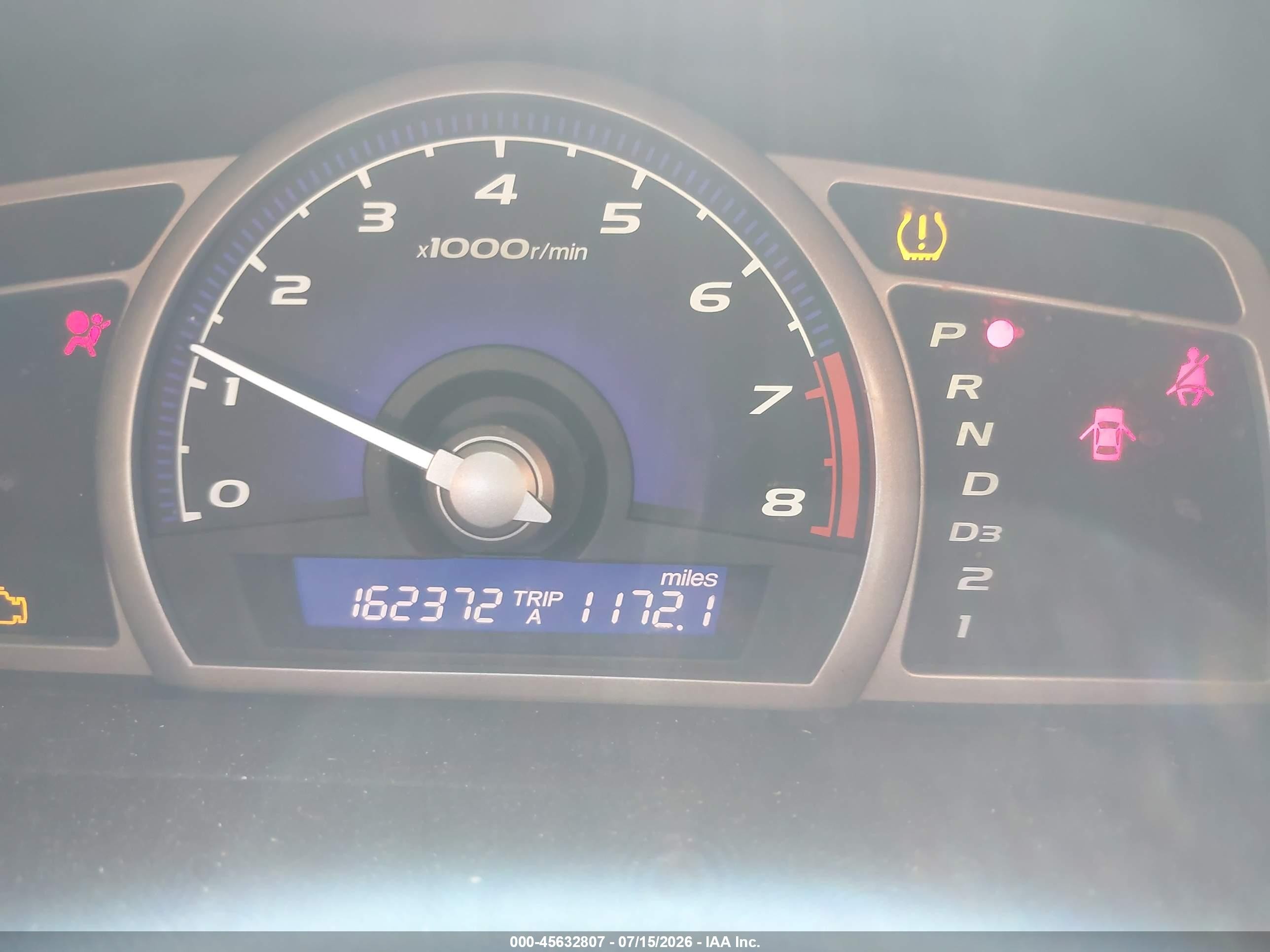 2009 Honda Civic Ex Blue vin: 19XFA16829E011922