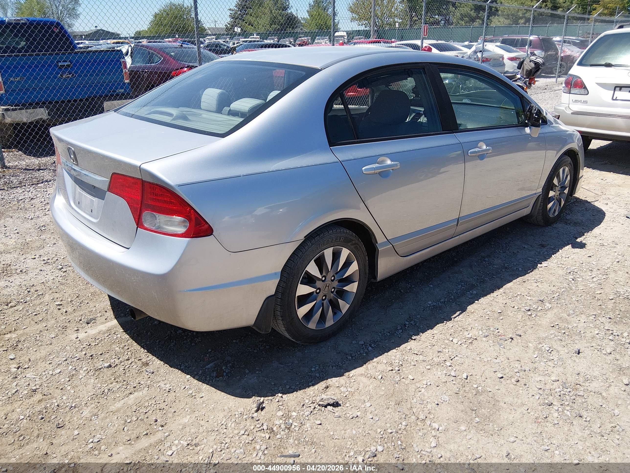 2009 Honda Civic Ex Gray vin: 19XFA16839E008575