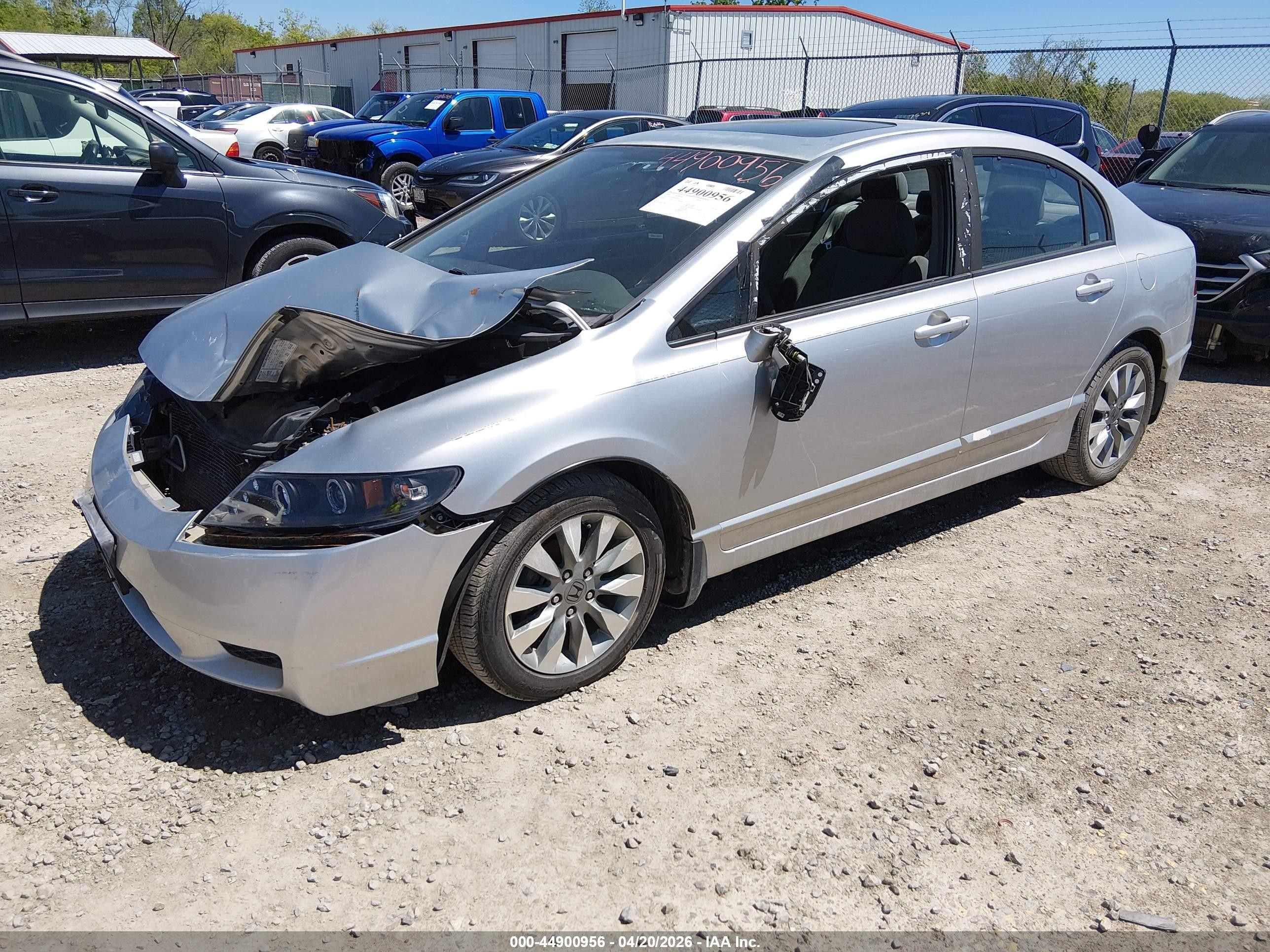 2009 Honda Civic Ex Gray vin: 19XFA16839E008575