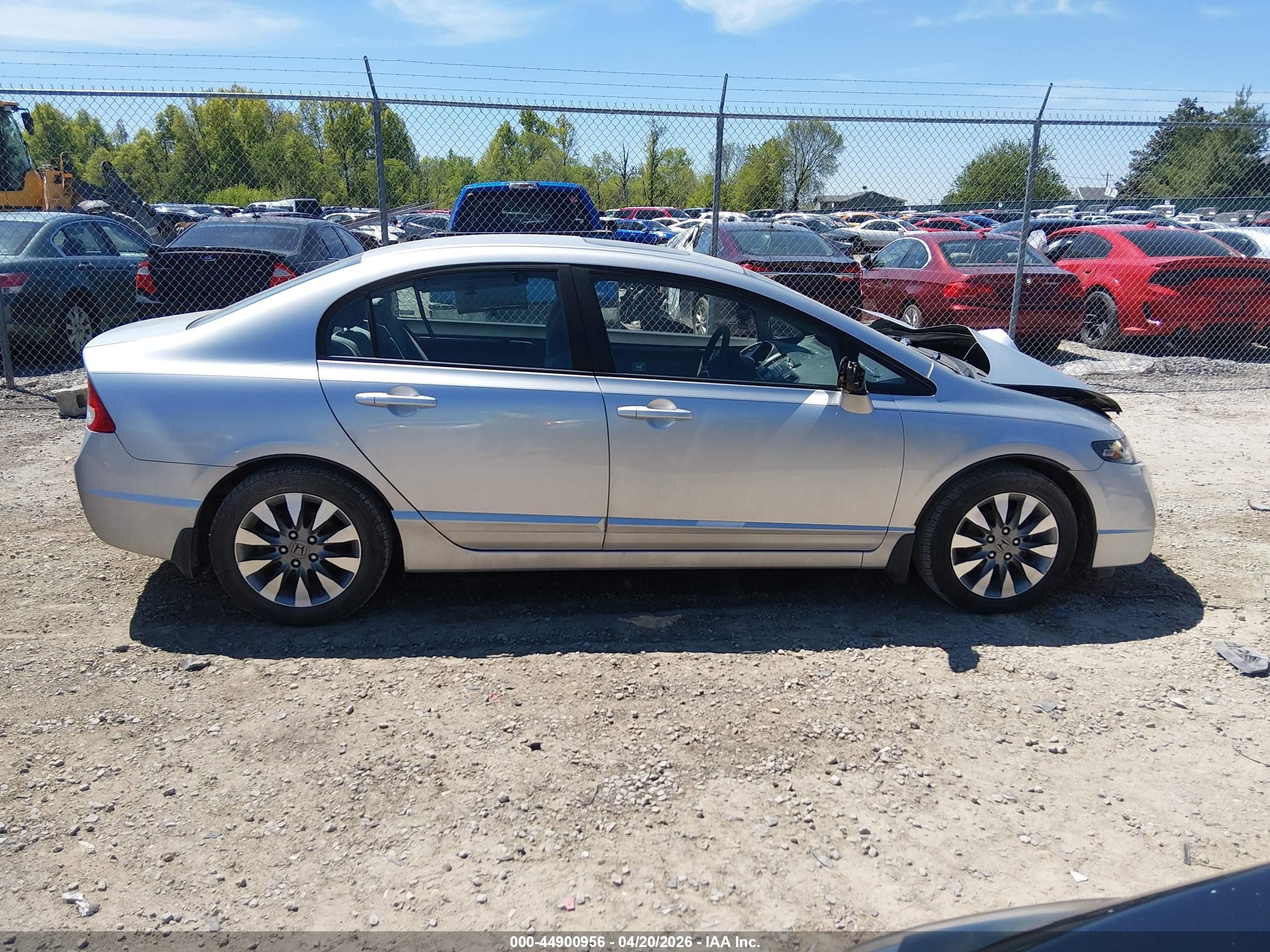 2009 Honda Civic Ex Gray vin: 19XFA16839E008575