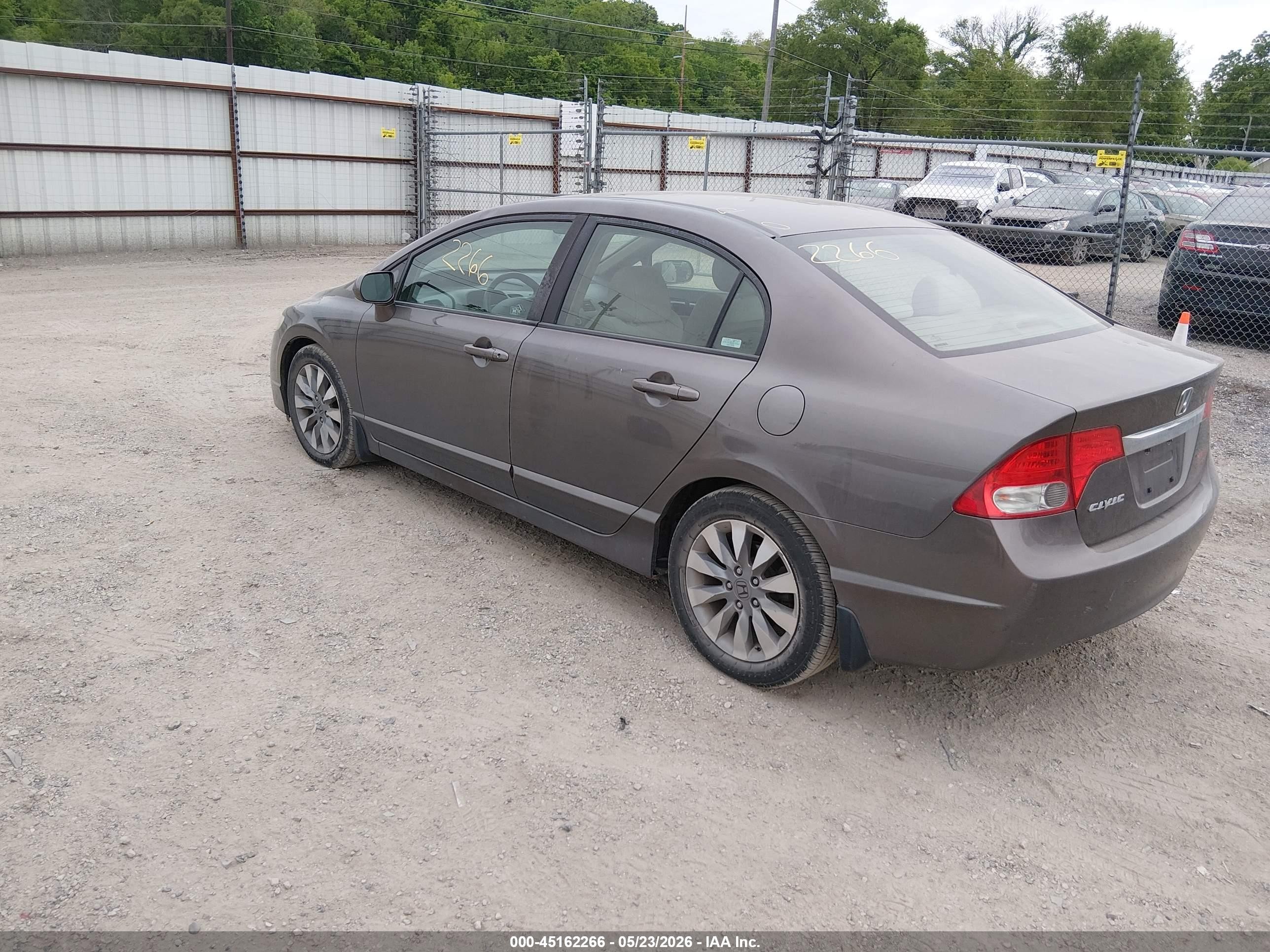 2009 Honda Civic Ex Серый vin: 19XFA16849E030875