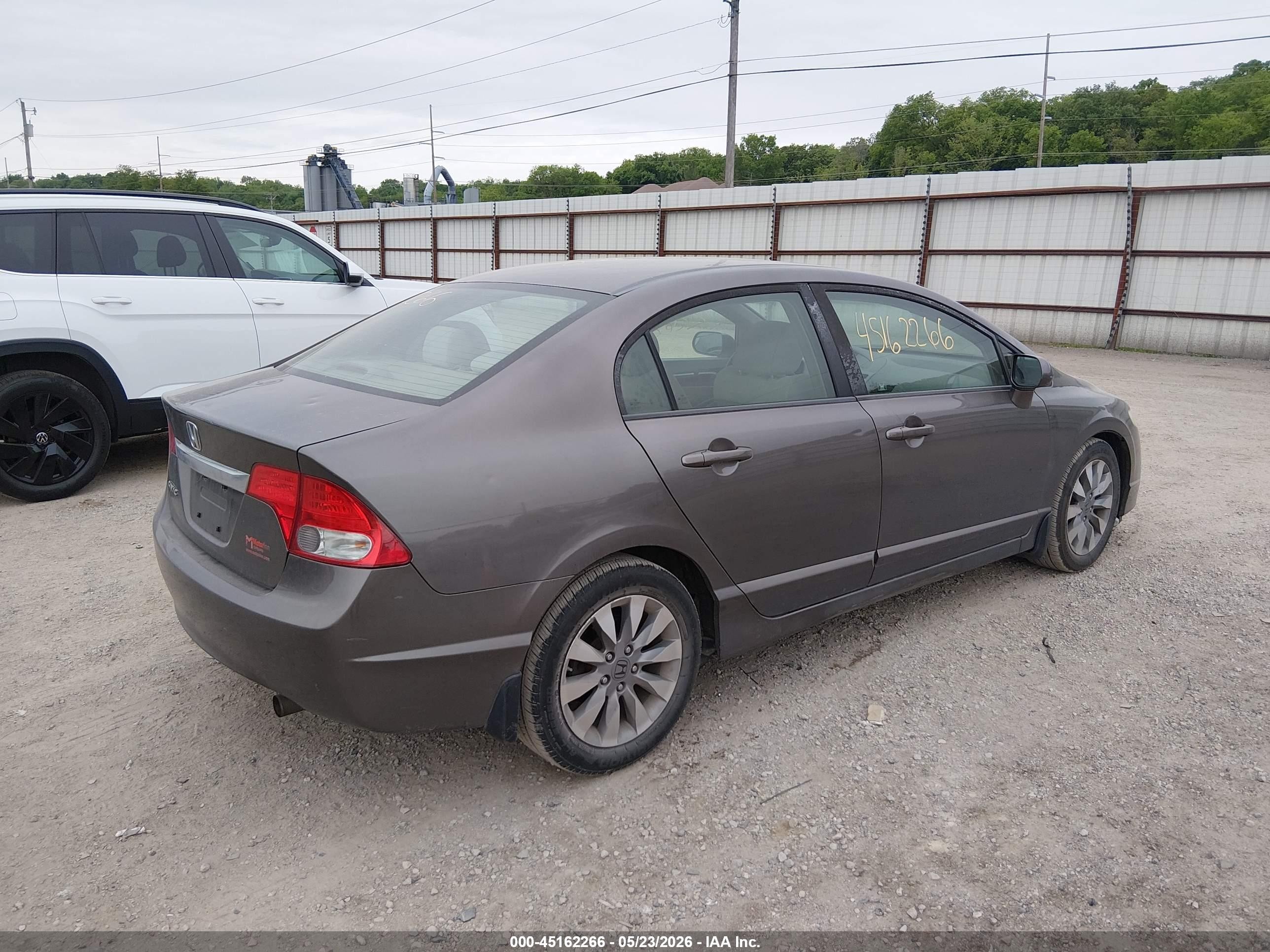 2009 Honda Civic Ex Серый vin: 19XFA16849E030875