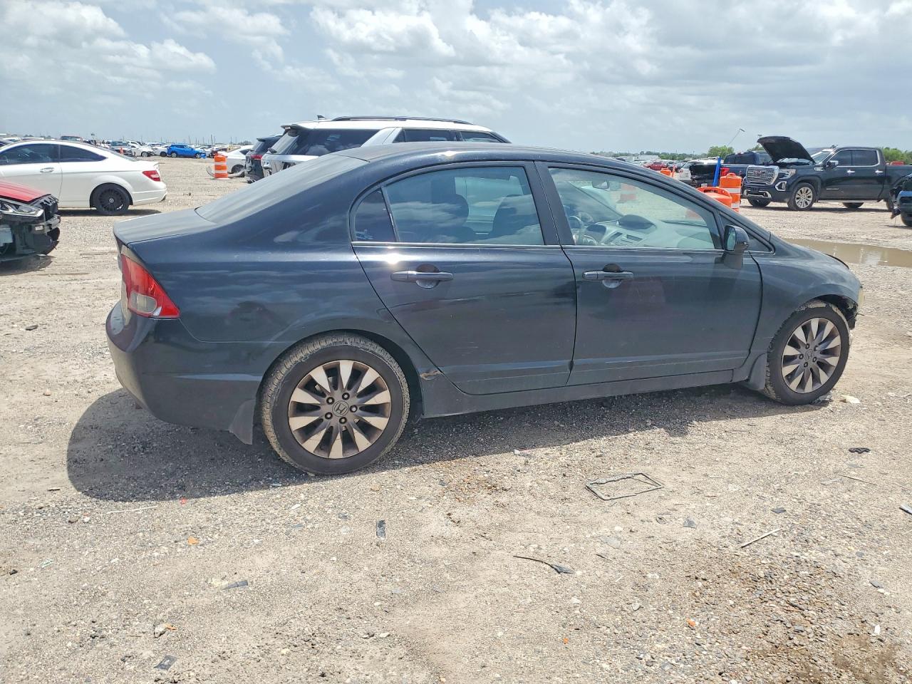 2009 Honda Civic Ex Black vin: 19XFA16859E009503