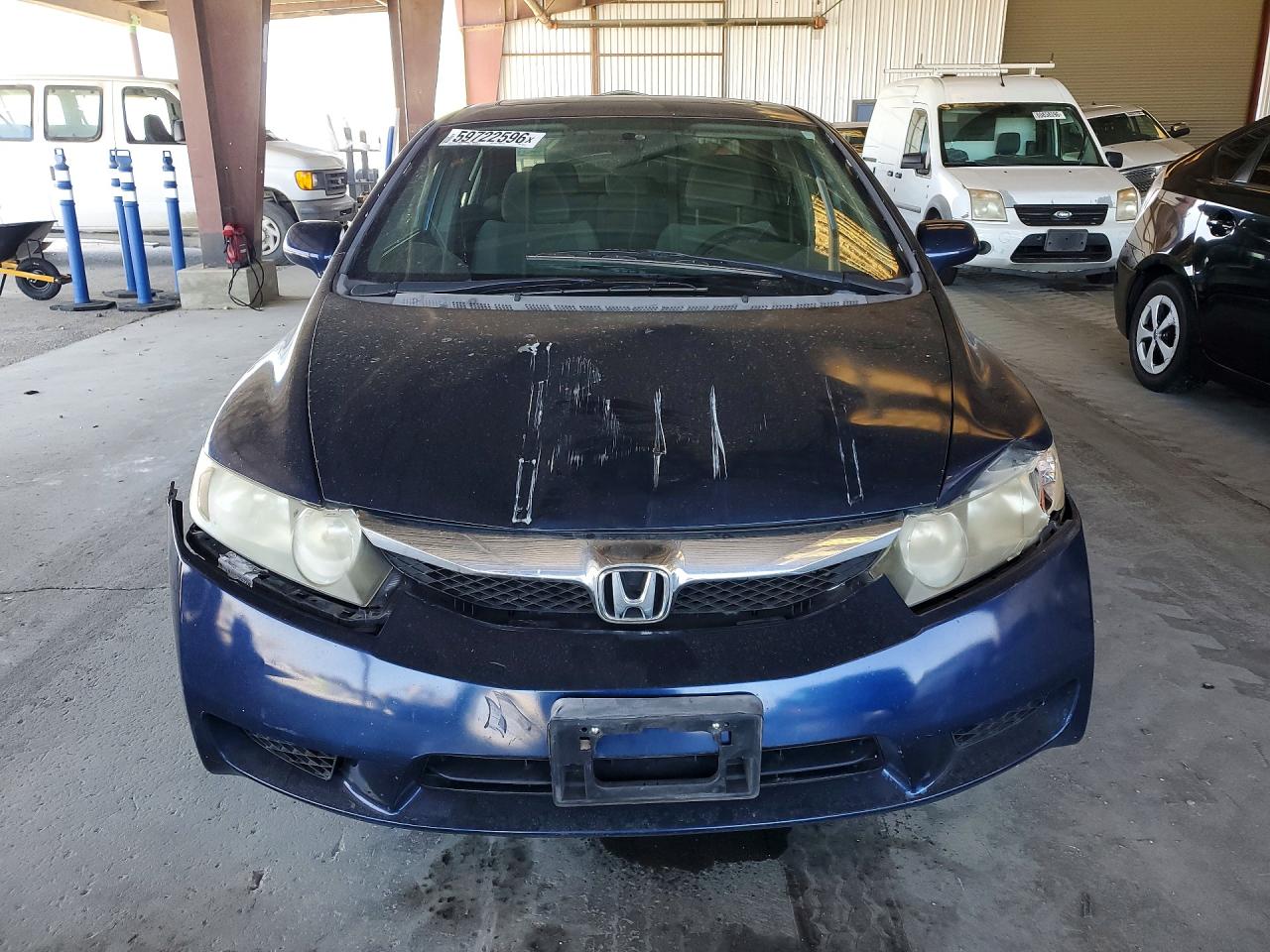 2009 Honda Civic Ex Blue vin: 19XFA16859E027774