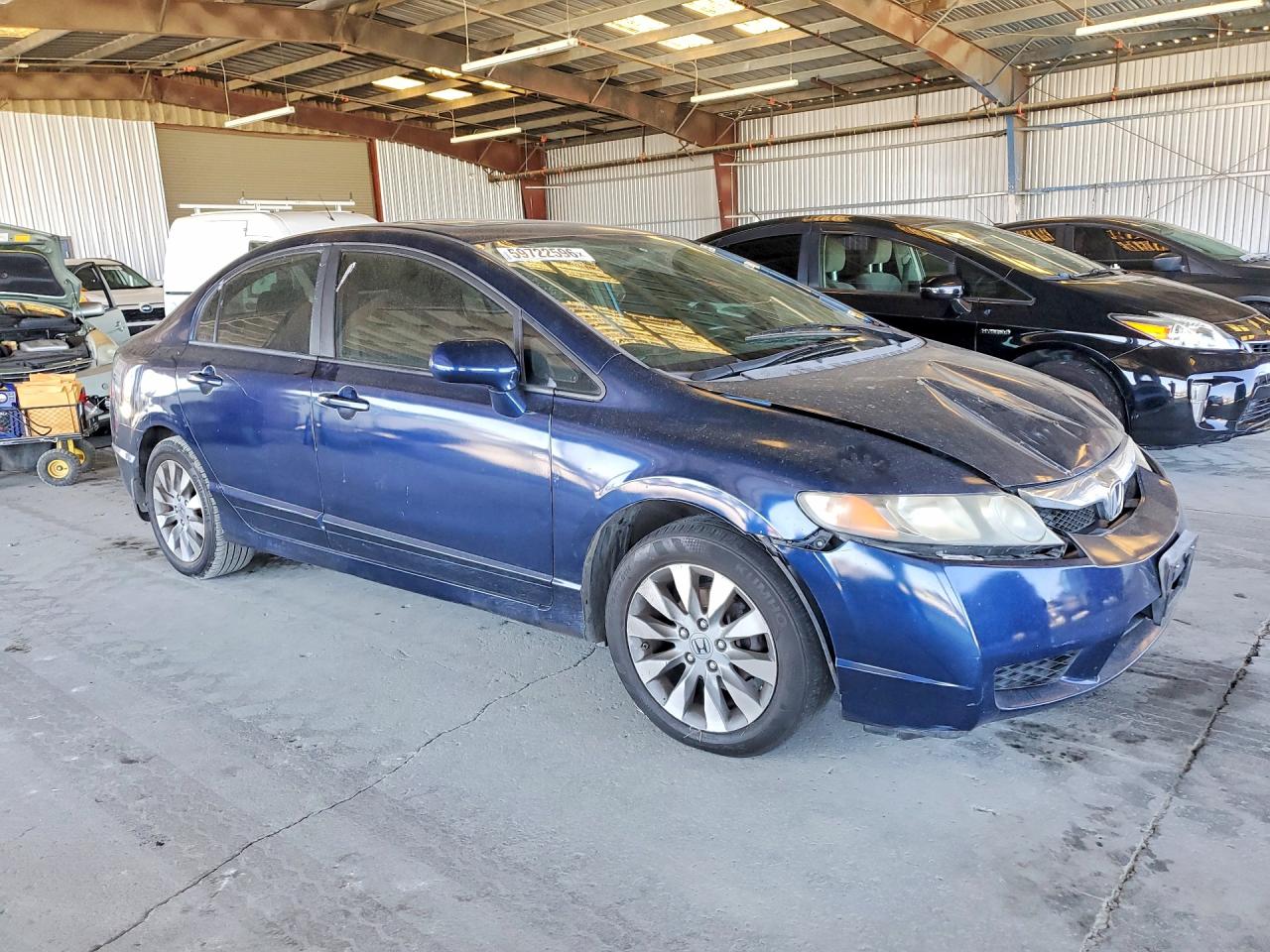 2009 Honda Civic Ex Blue vin: 19XFA16859E027774