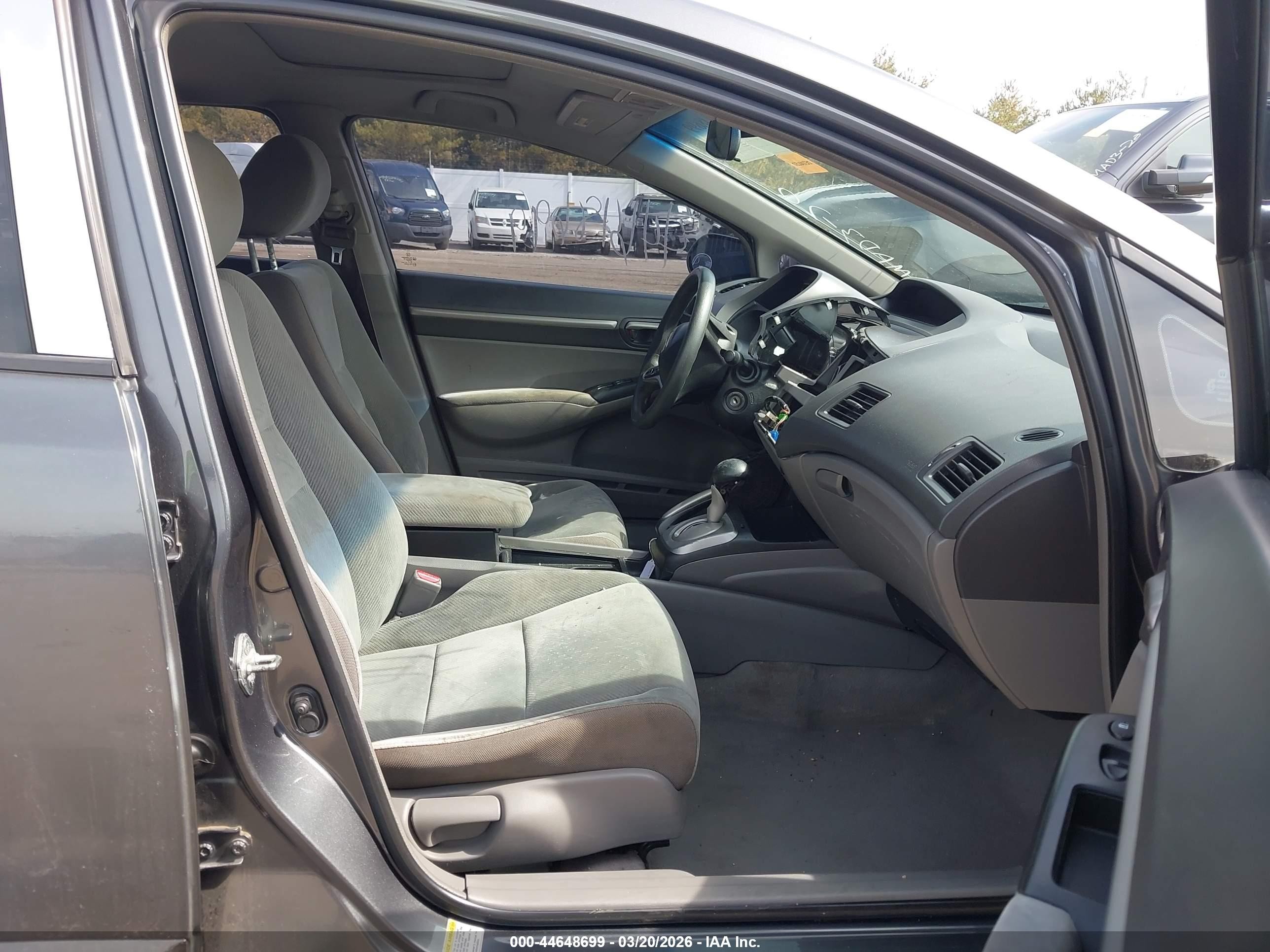 2009 Honda Civic Ex Gray vin: 19XFA16859E034255