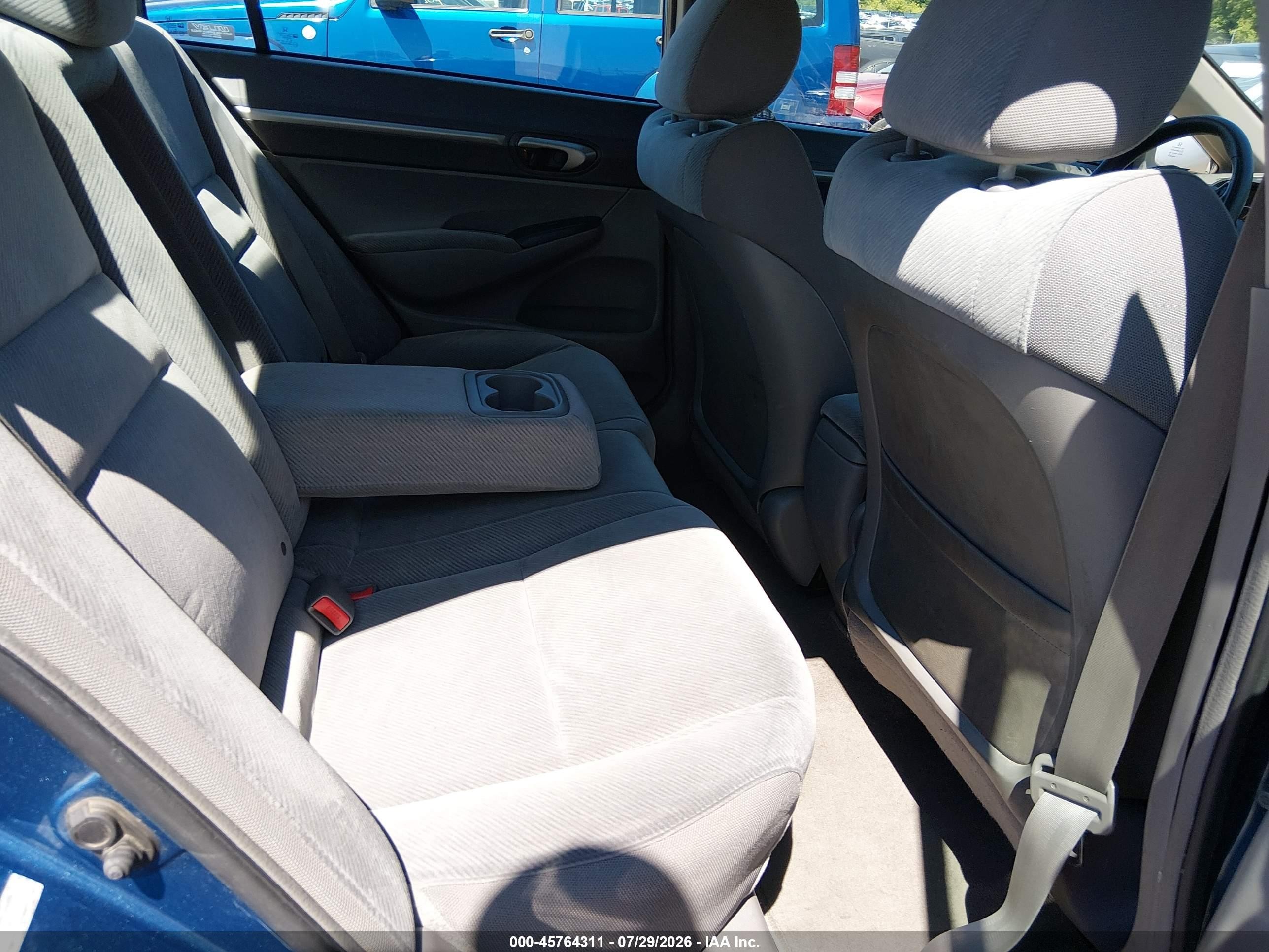 2009 Honda Civic Ex Blue vin: 19XFA16869E000440