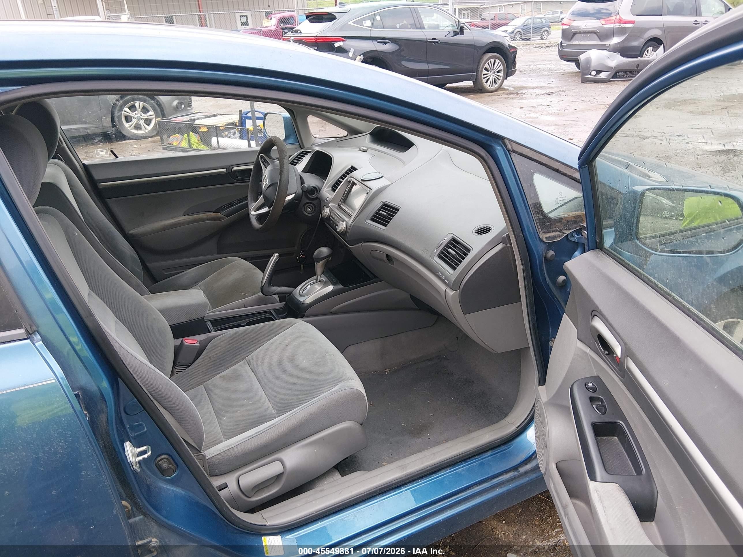 2009 Honda Civic Ex Синий vin: 19XFA16879E003315