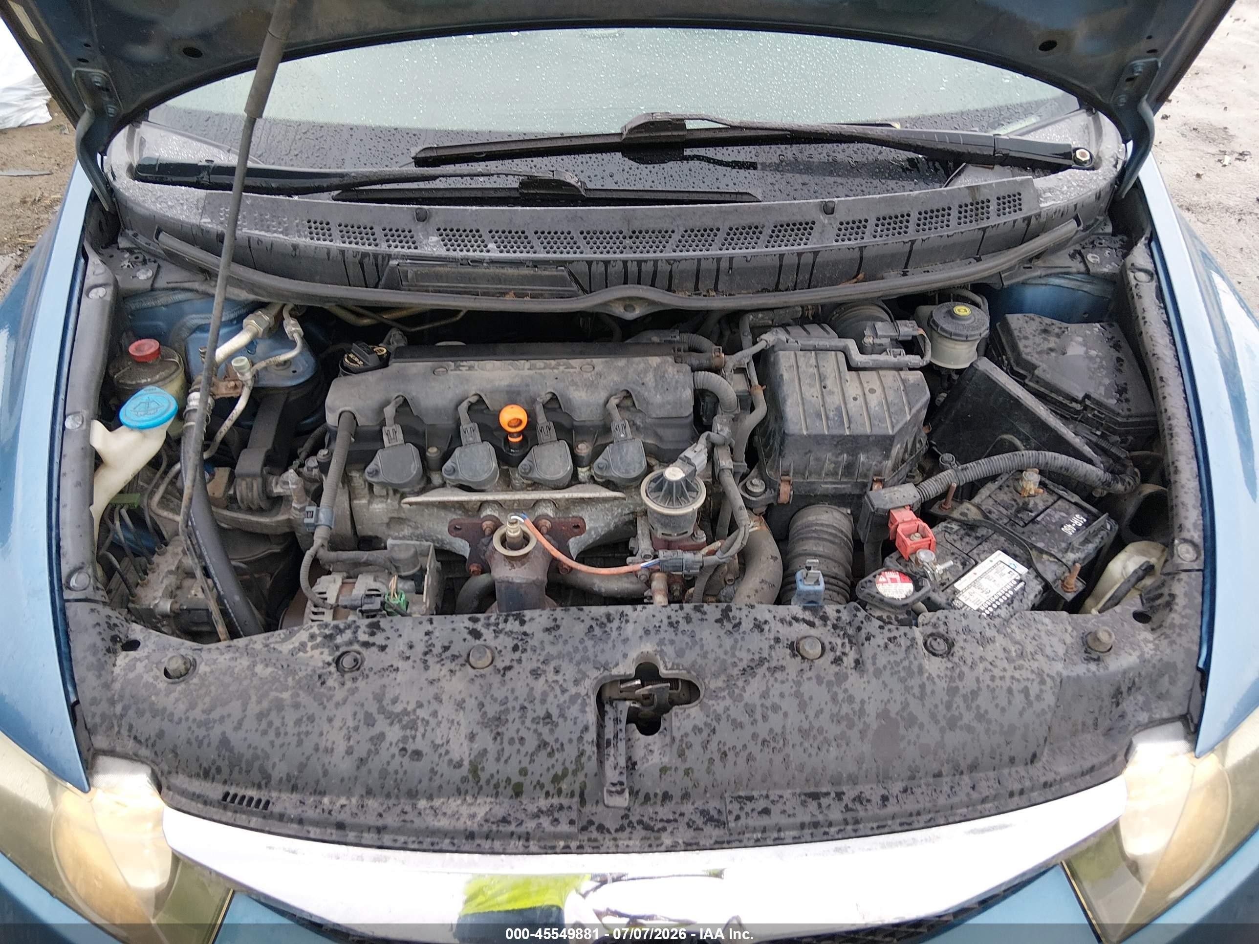 2009 Honda Civic Ex Синий vin: 19XFA16879E003315