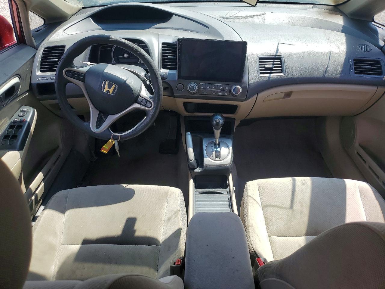2009 Honda Civic Ex Burgundy vin: 19XFA16879E008157